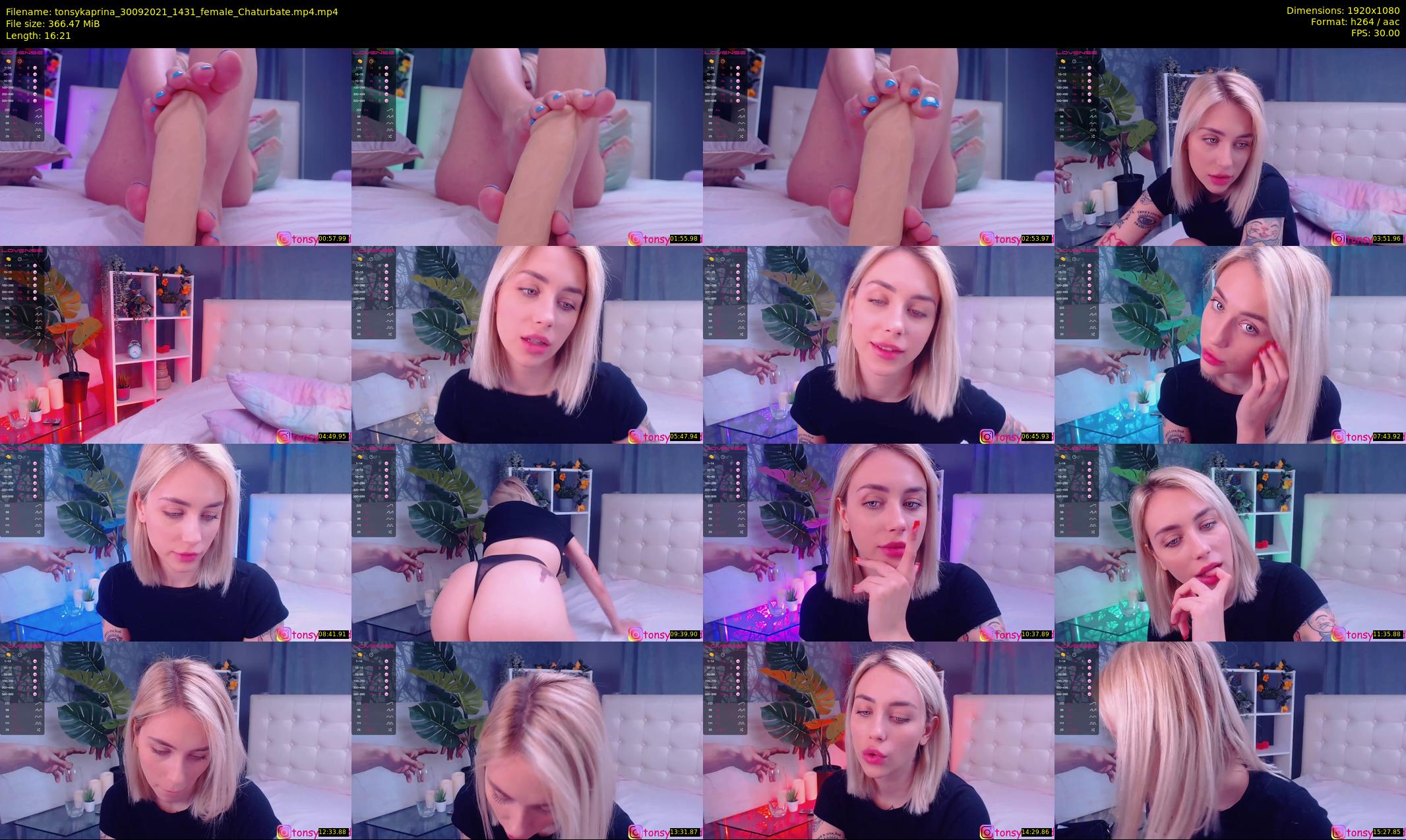 tonsykaprina — 17 minute Chaturbate couple cam show recording, 1080p, Sep 30, 2021