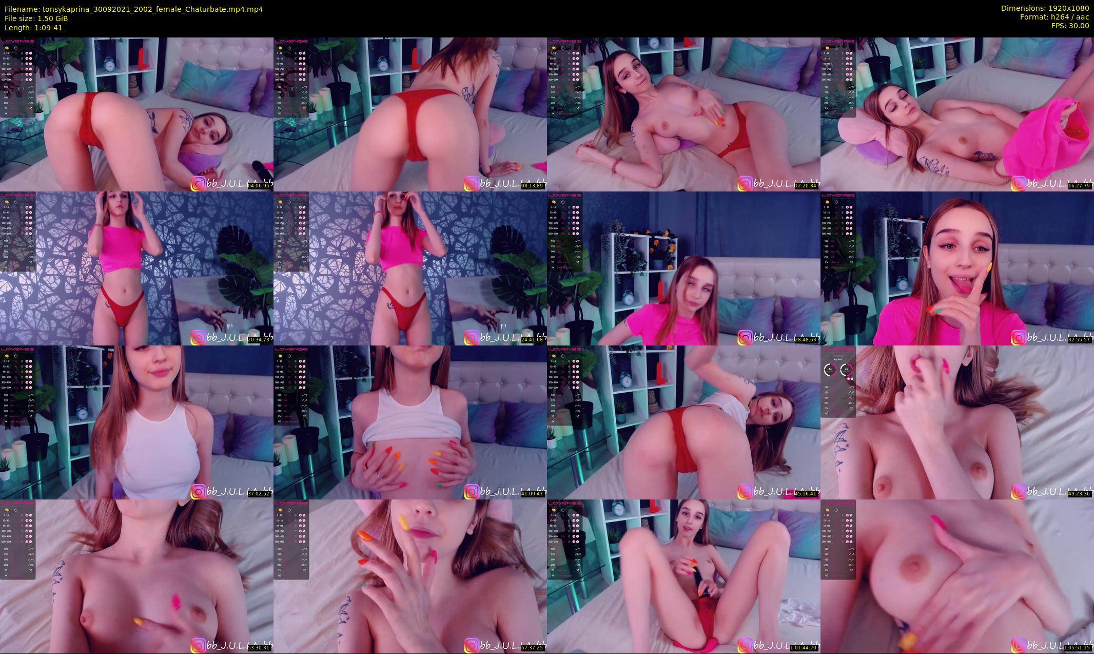 tonsykaprina — 70 minute Chaturbate couple cam show recording, 1080p, Sep 30, 2021