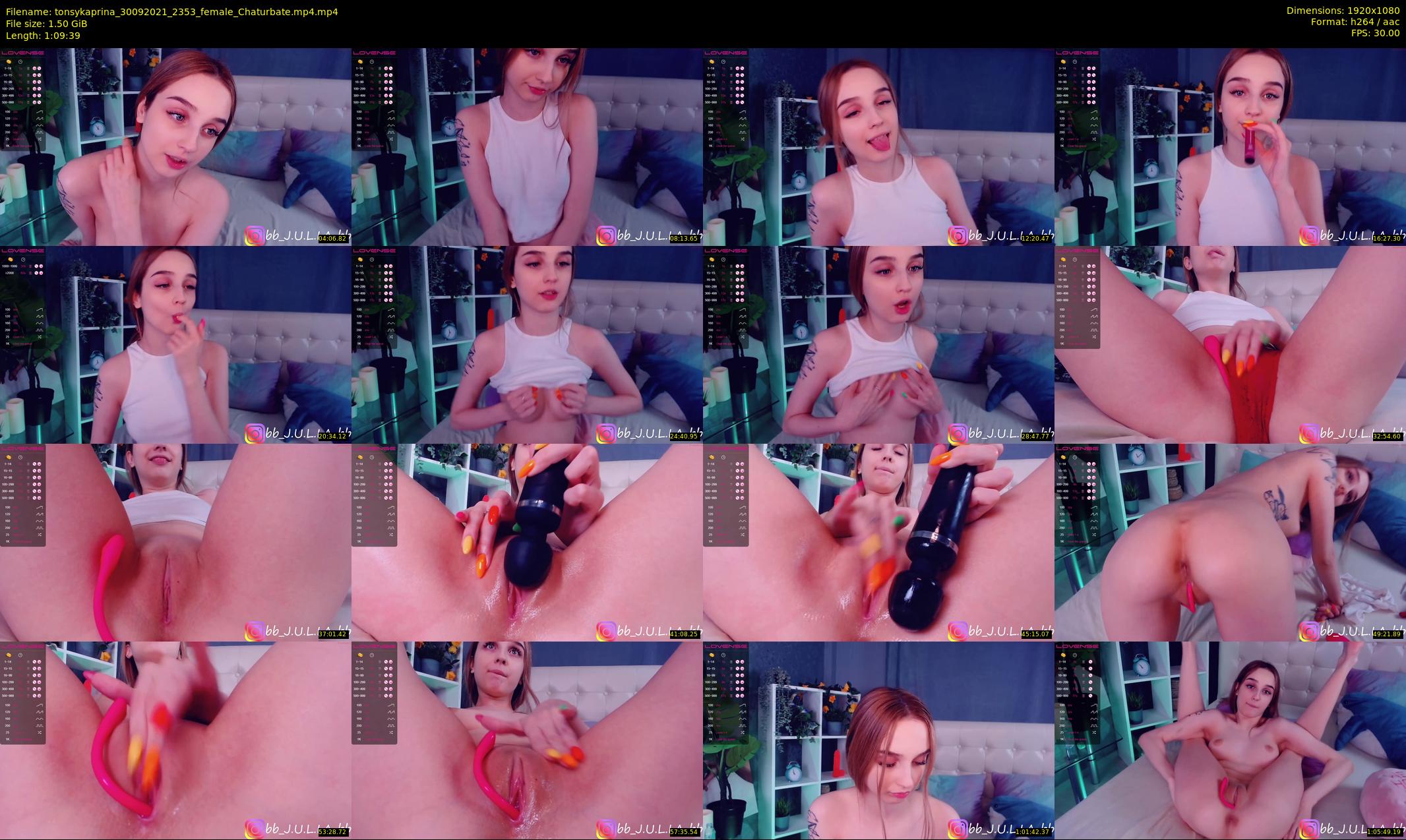 tonsykaprina — 70 minute Chaturbate couple cam show recording, 1080p, Sep 30, 2021
