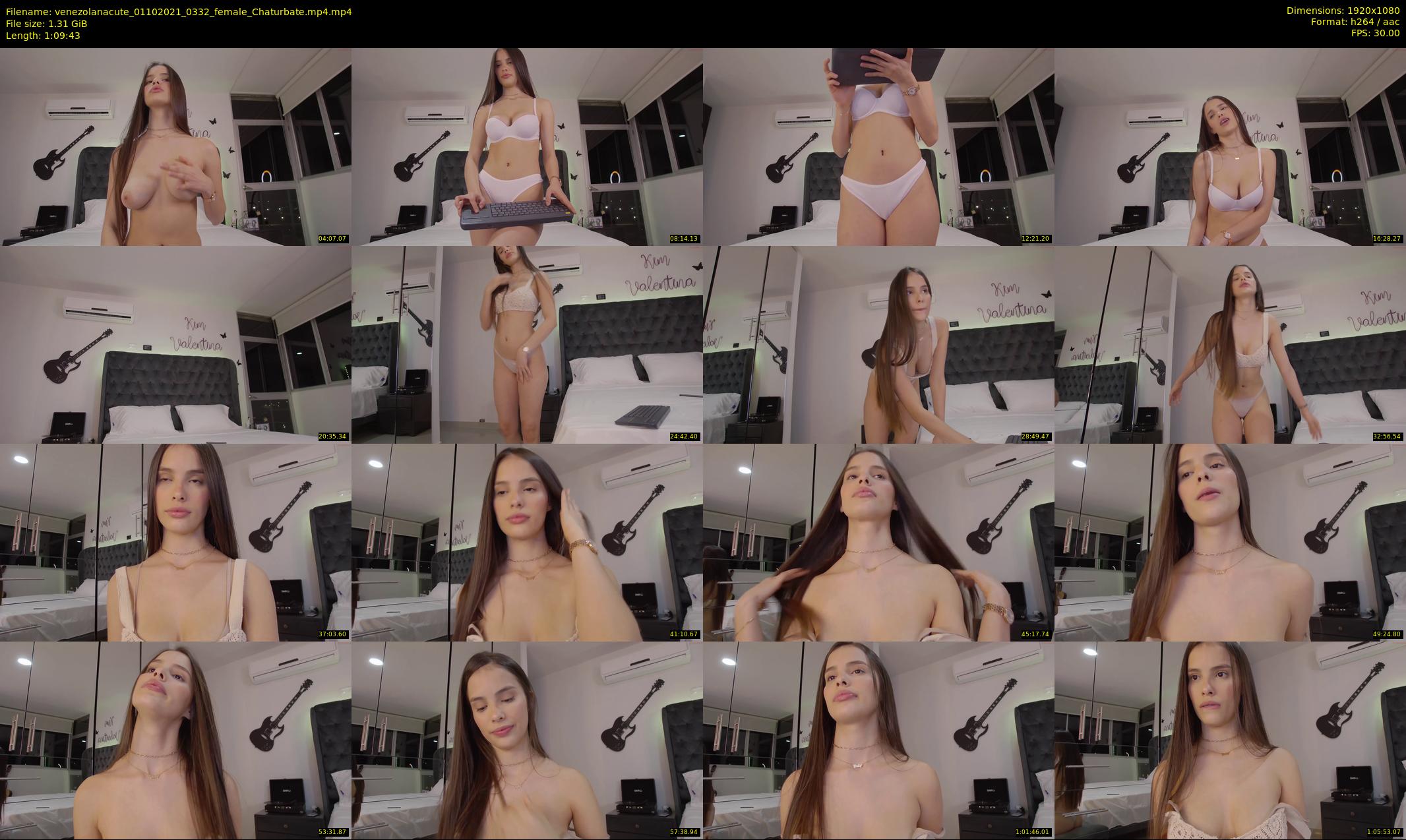 venezolanacute — 70 minute Chaturbate female cam show recording, 1080p, Oct 1, 2021