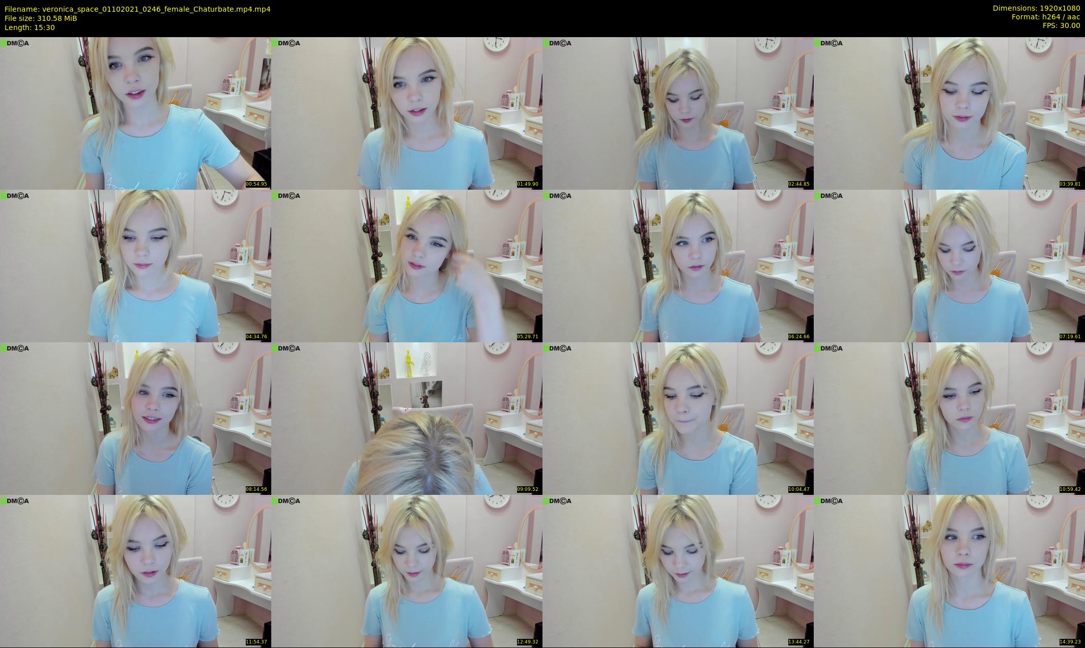 veronica_space — 16 minute Chaturbate female cam show recording, 1080p, Oct 1, 2021