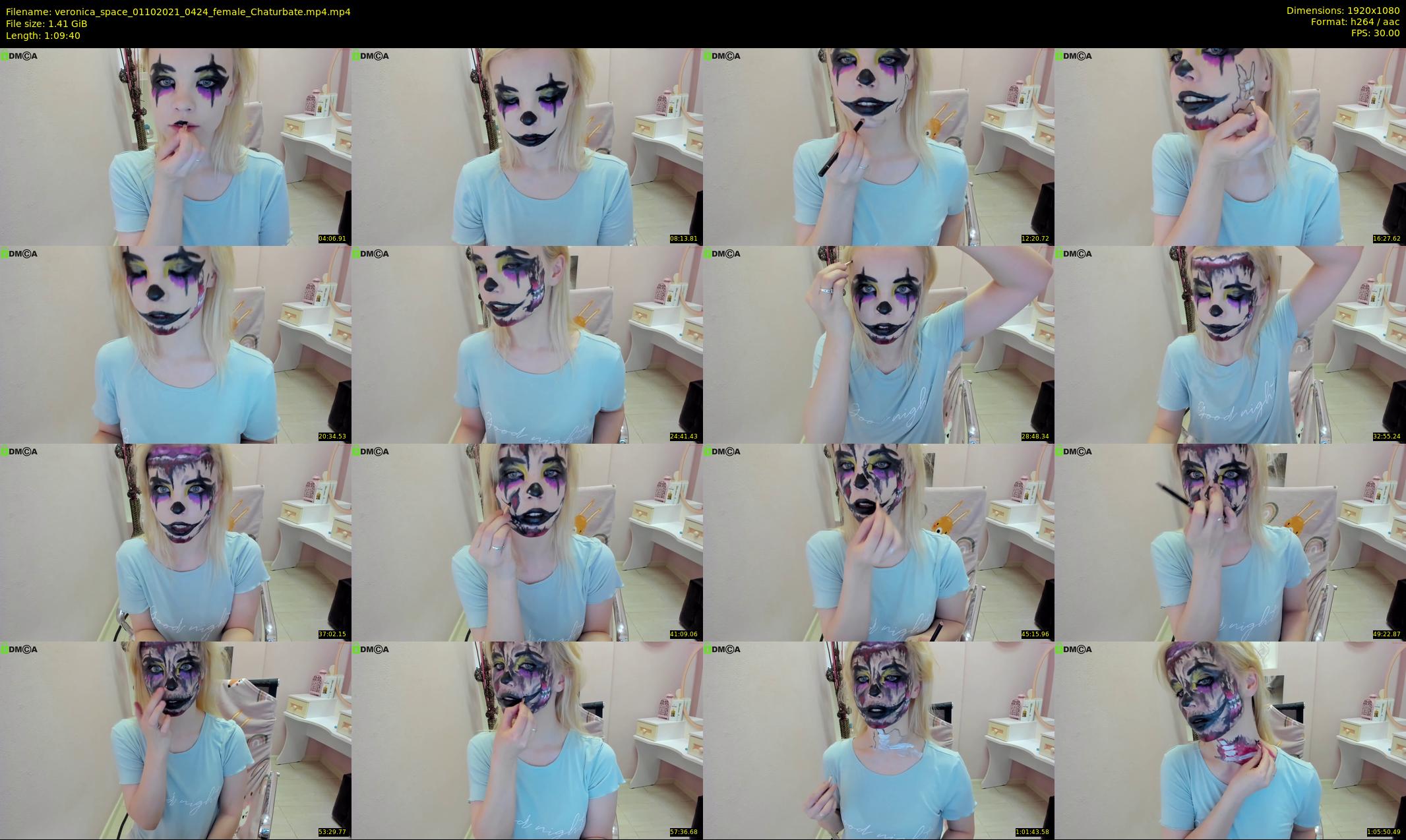 veronica_space — 70 minute Chaturbate female cam show recording, 1080p, Oct 1, 2021