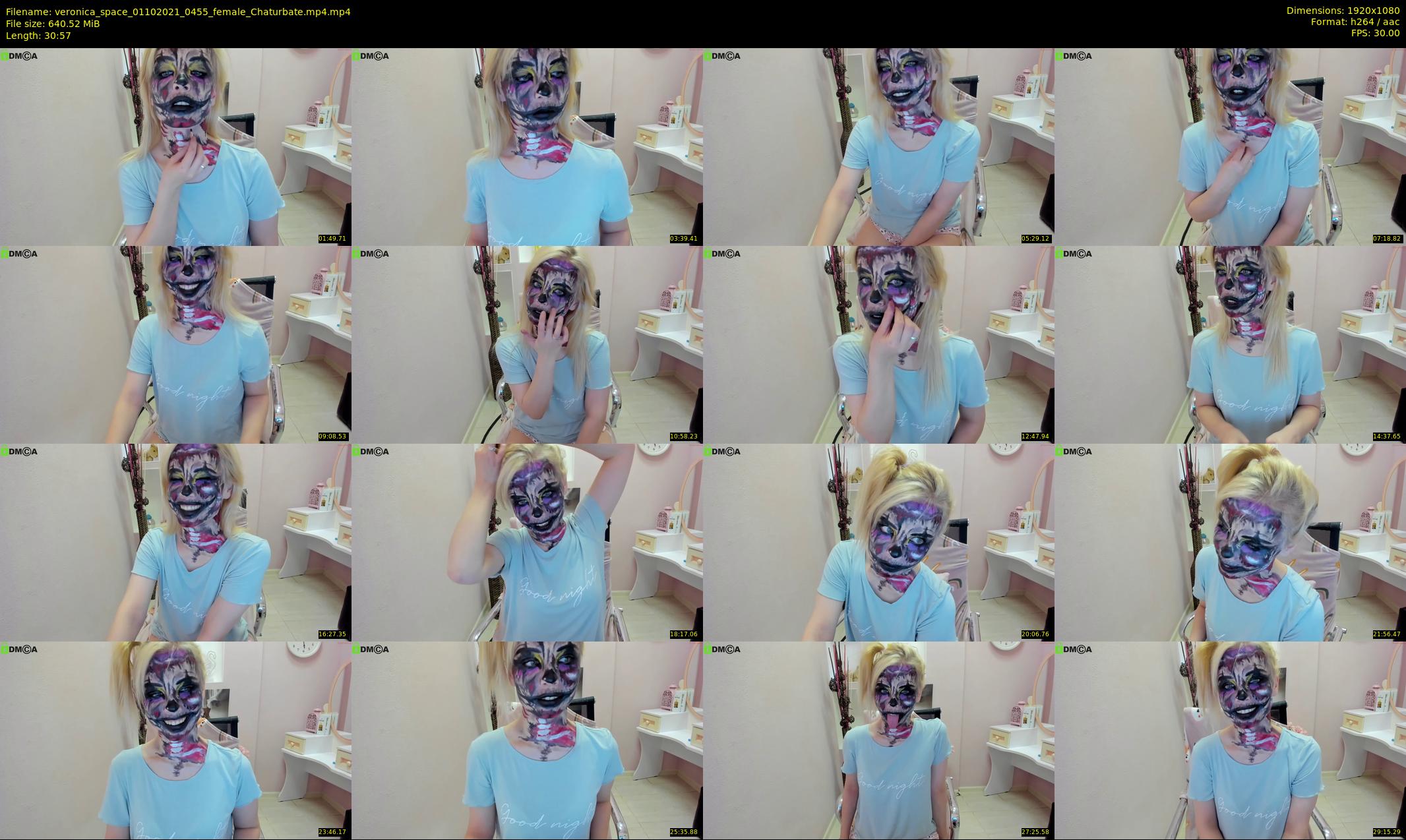 veronica_space — 31 minute Chaturbate female cam show recording, 1080p, Oct 1, 2021