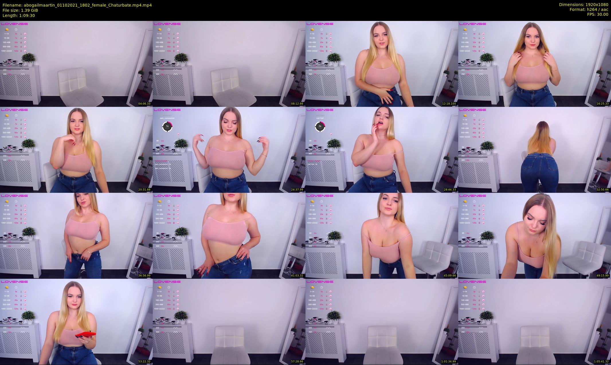 abogailmaartin — 70 minute Chaturbate female cam show recording, 1080p, Oct 1, 2021