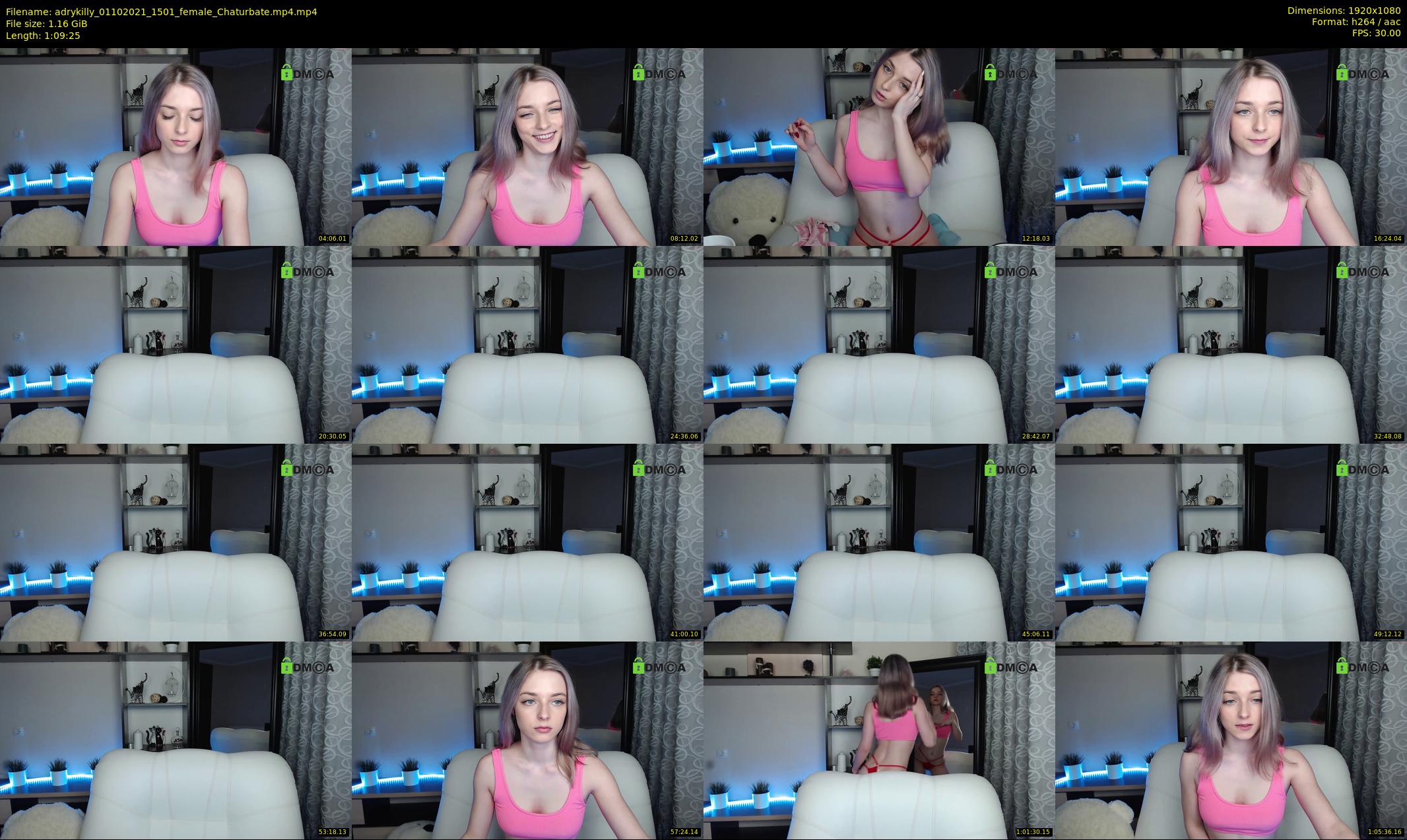 adrykilly — 70 minute Chaturbate female cam show recording, 1080p, Oct 1, 2021
