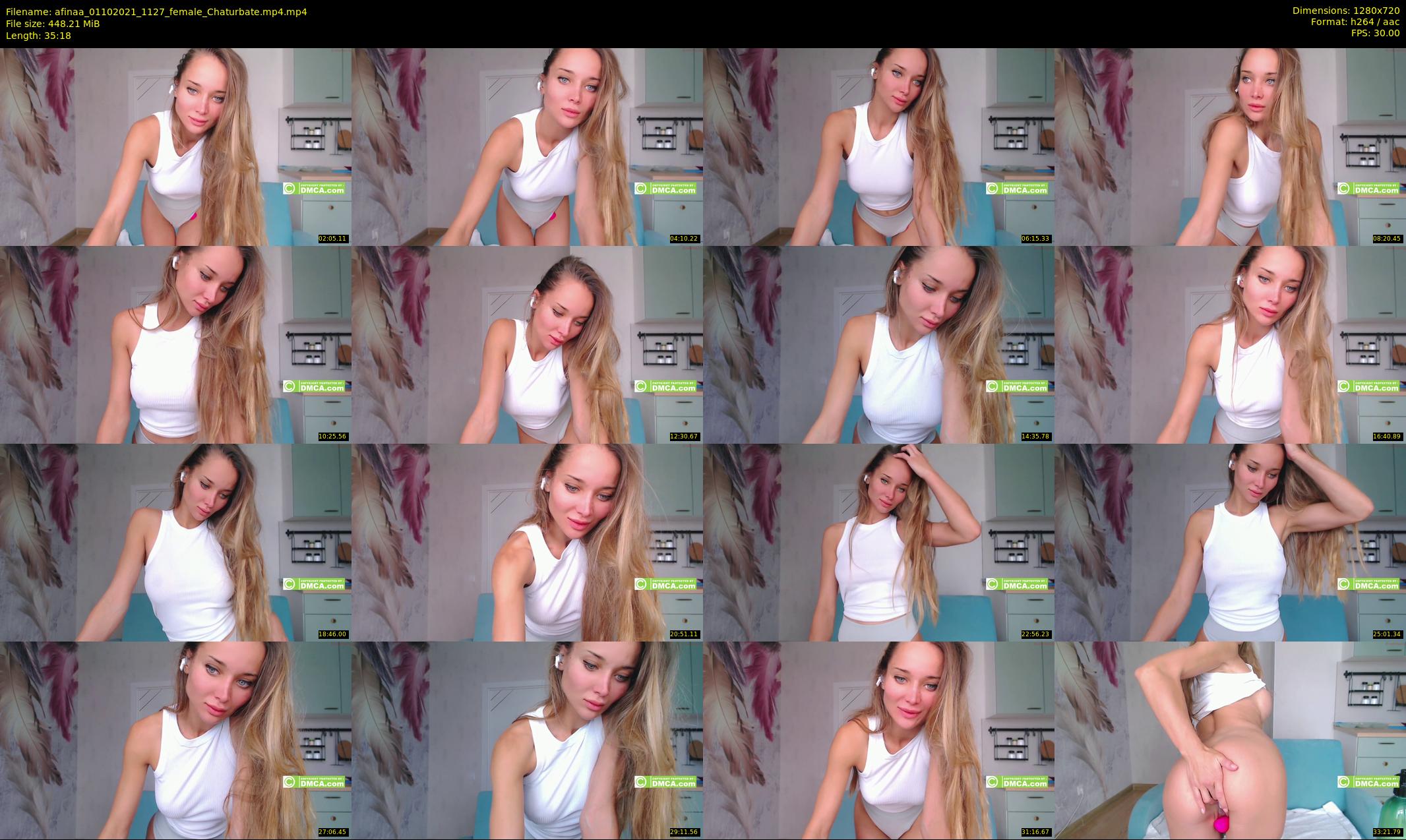afinaa — 36 minute Chaturbate female cam show recording, 720p, Oct 1, 2021