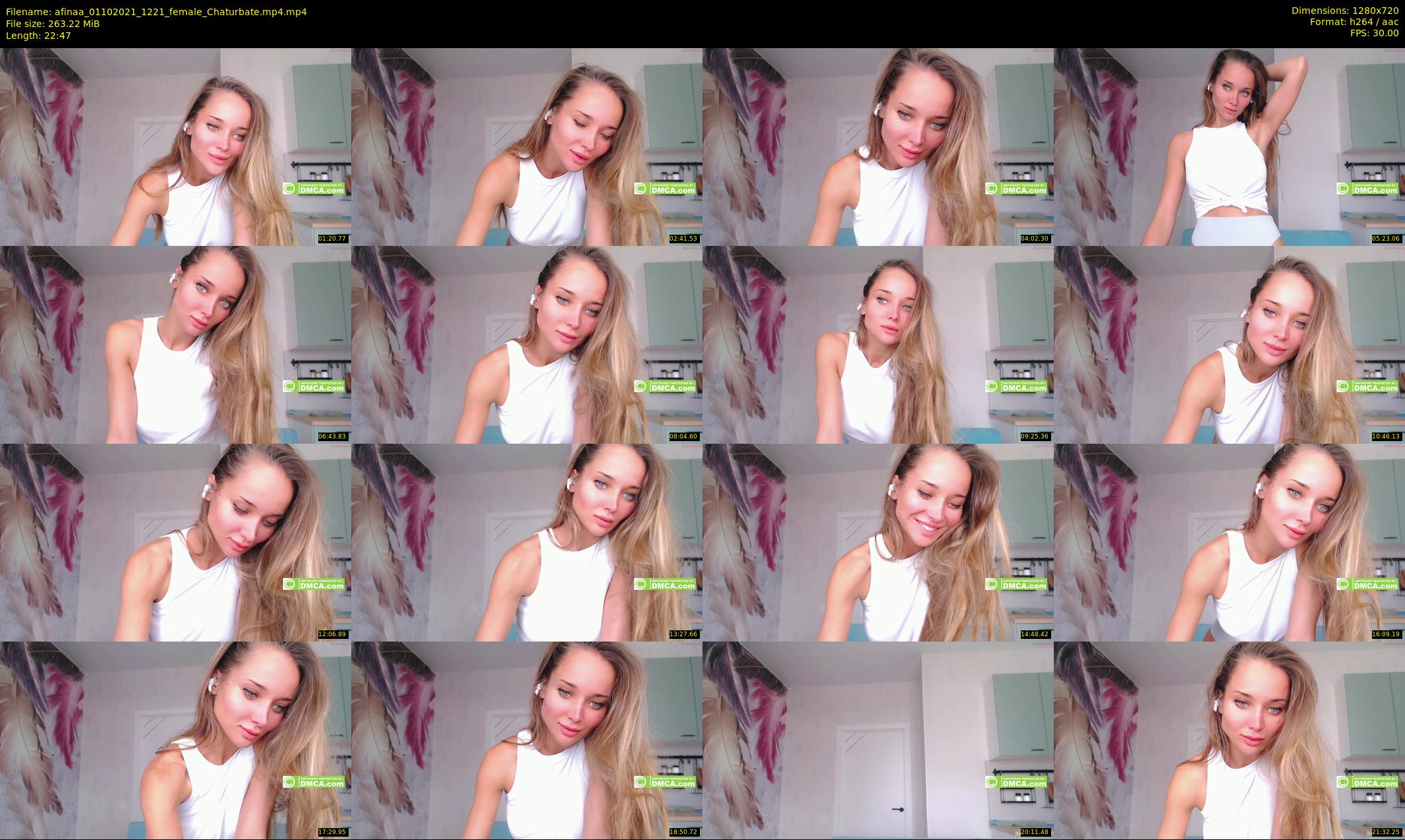 afinaa — 23 minute Chaturbate female cam show recording, 720p, Oct 1, 2021