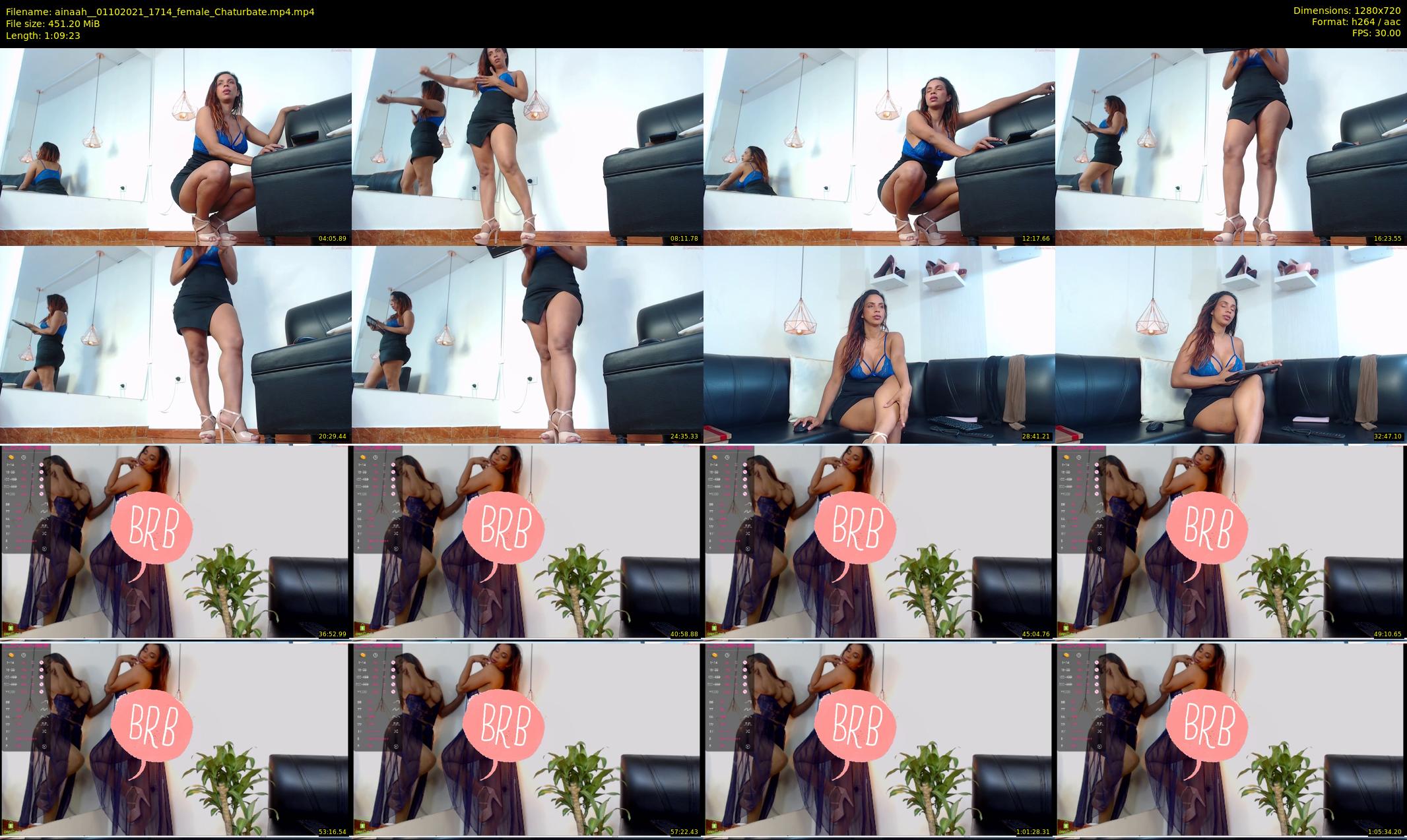 ainaah_ — 70 minute Chaturbate female cam show recording, 720p, Oct 1, 2021