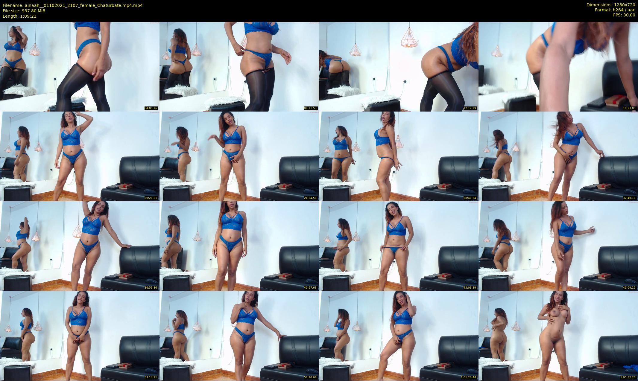 ainaah_ — 70 minute Chaturbate female cam show recording, 720p, Oct 1, 2021