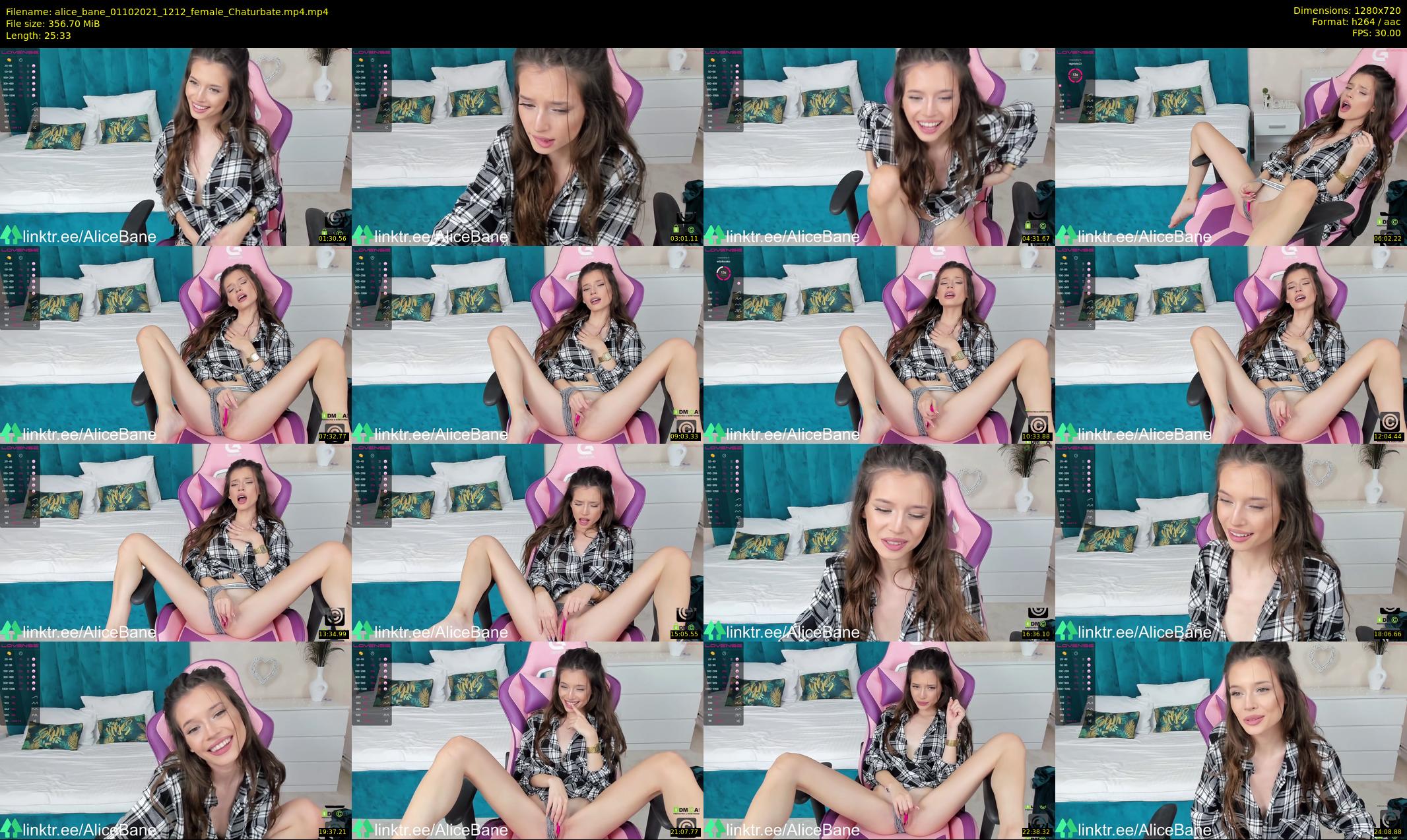 alice_bane — 26 minute Chaturbate female cam show recording, 720p, Oct 1, 2021