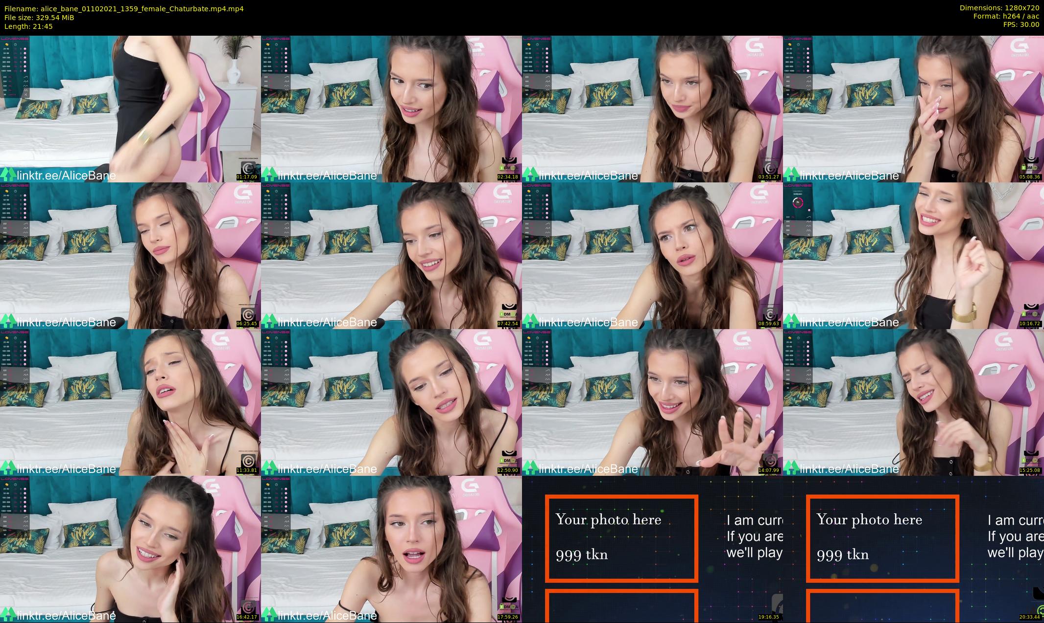 alice_bane — 22 minute Chaturbate female cam show recording, 720p, Oct 1, 2021