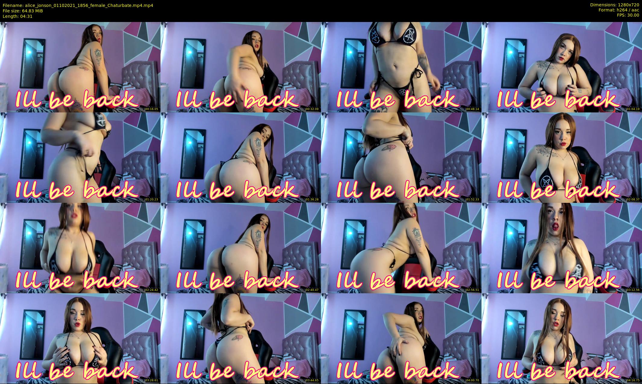 alice_jonson — 5 minute Chaturbate female cam show recording, 720p, Oct 1, 2021