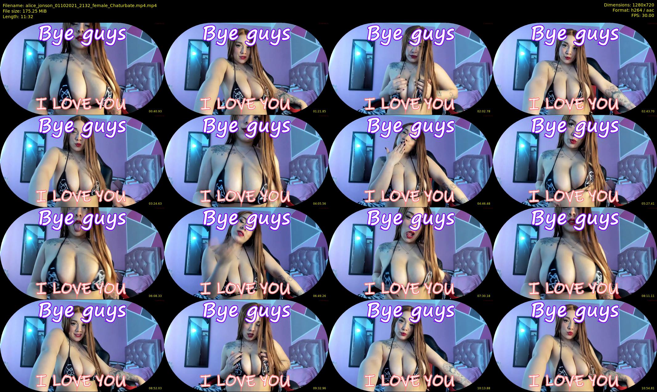 alice_jonson — 12 minute Chaturbate female cam show recording, 720p, Oct 1, 2021