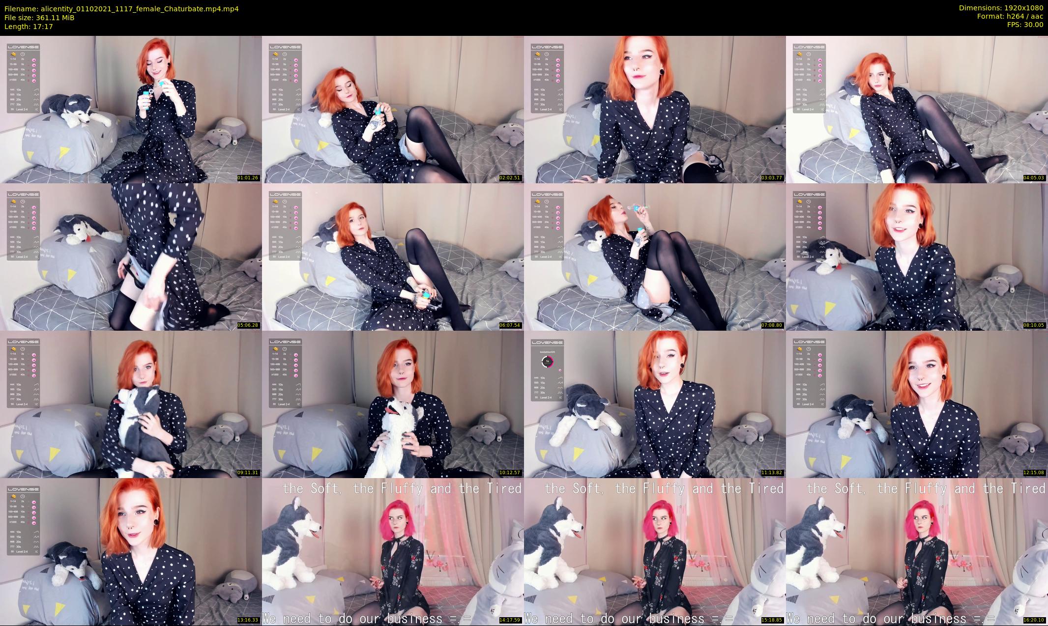 alicentity — 18 minute Chaturbate female cam show recording, 1080p, Oct 1, 2021