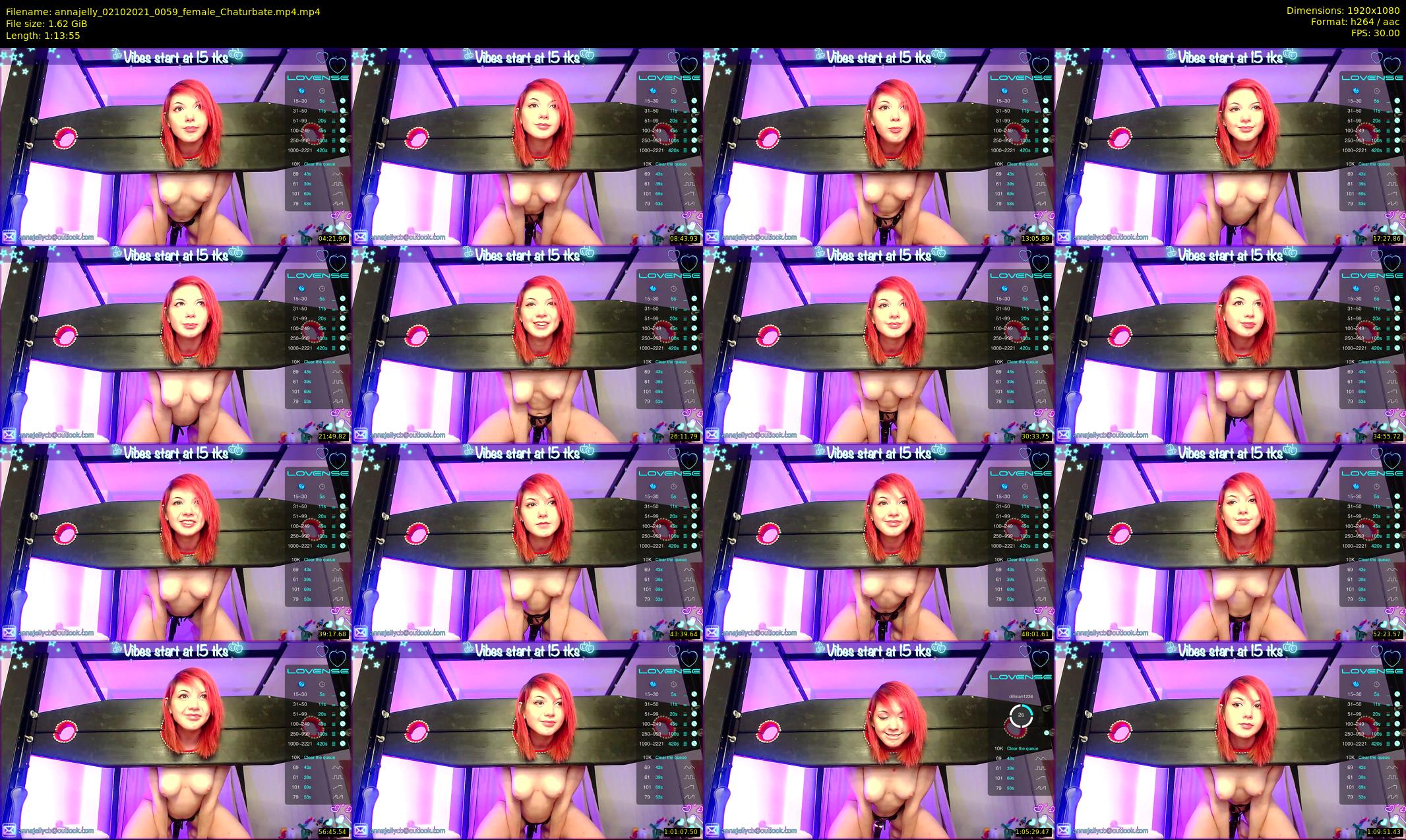 annajelly — 74 minute Chaturbate couple cam show recording, 1080p, Oct 2, 2021