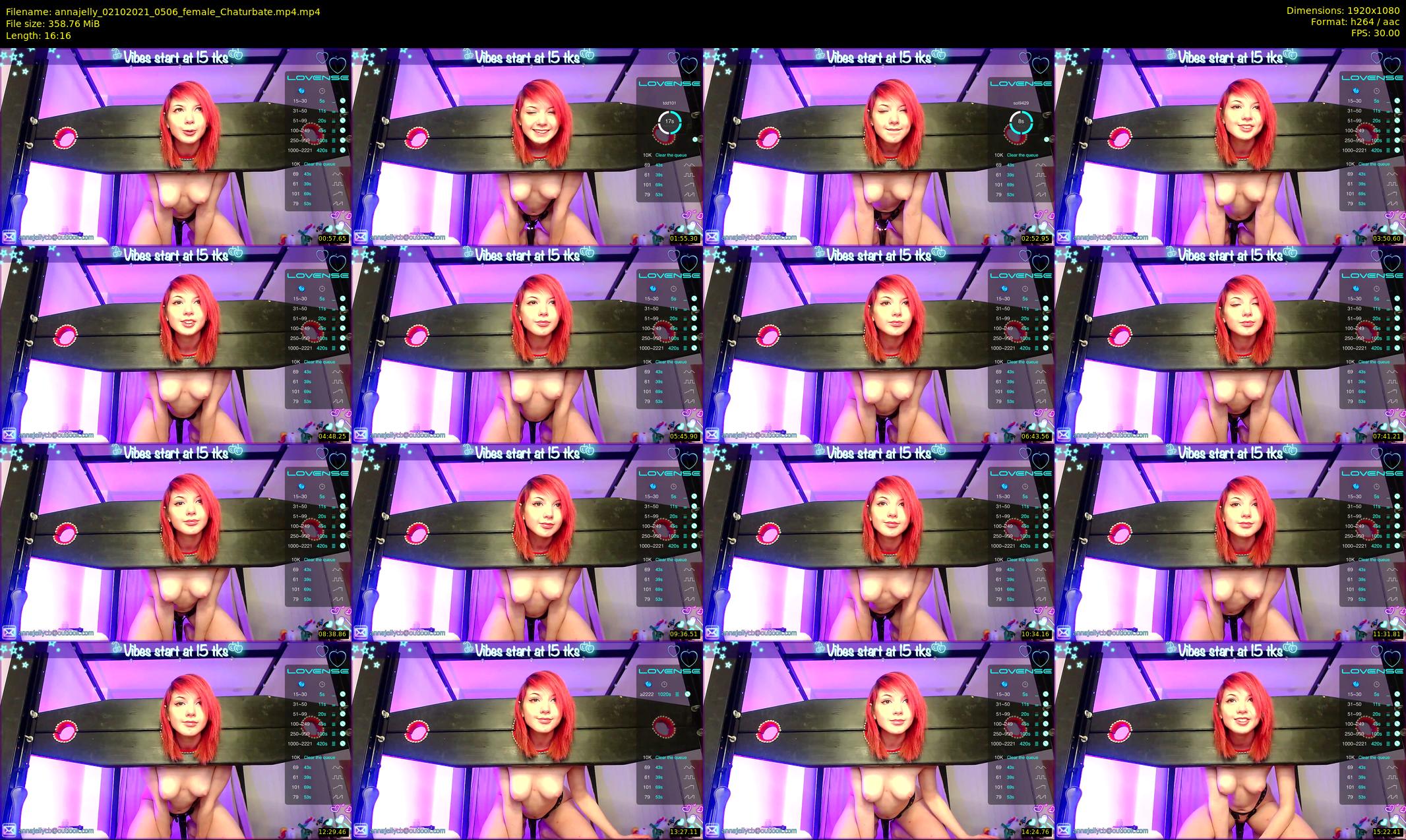 annajelly — 17 minute Chaturbate couple cam show recording, 1080p, Oct 2, 2021