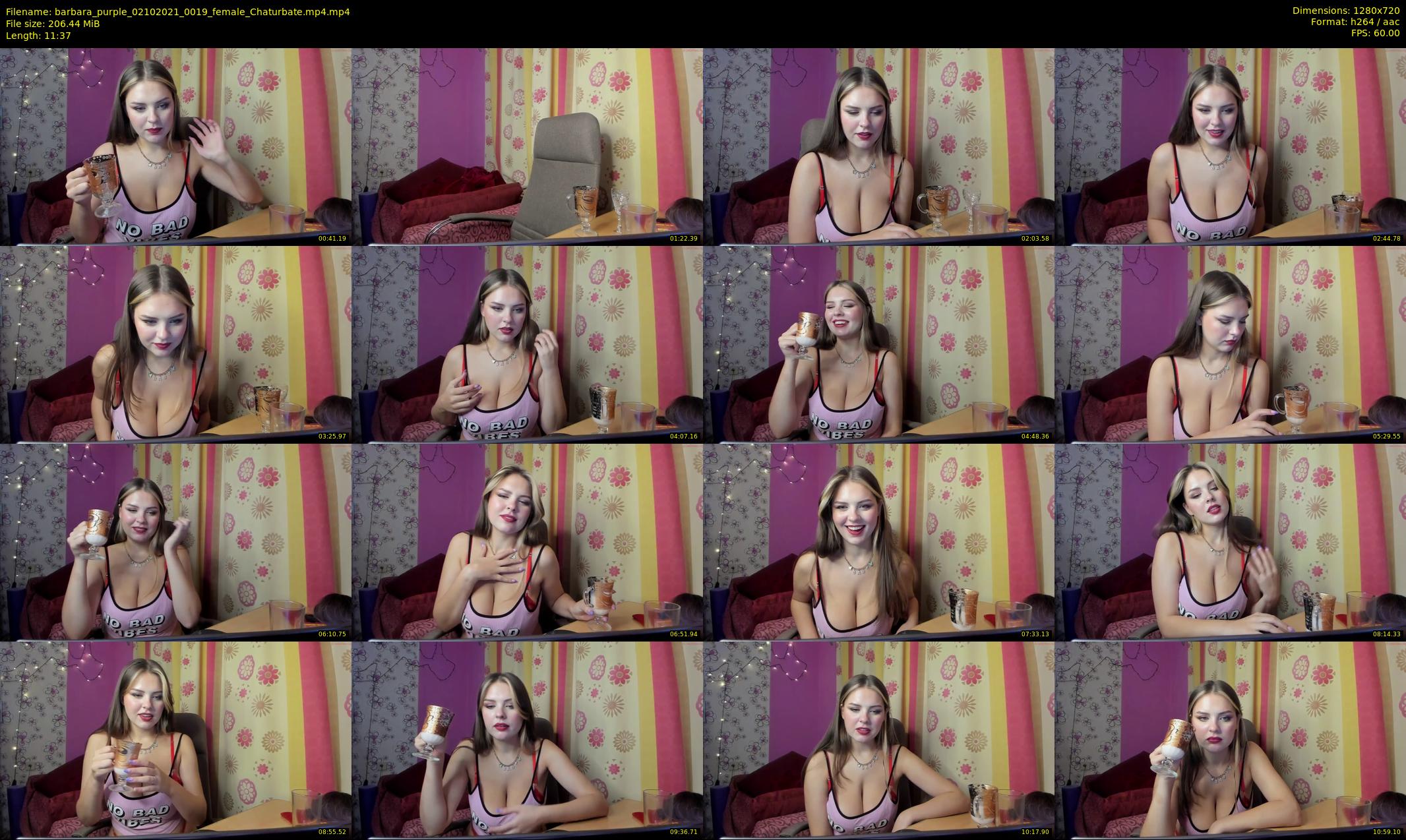 barbara_purple — 12 minute Chaturbate female cam show recording, 720p, Oct 2, 2021