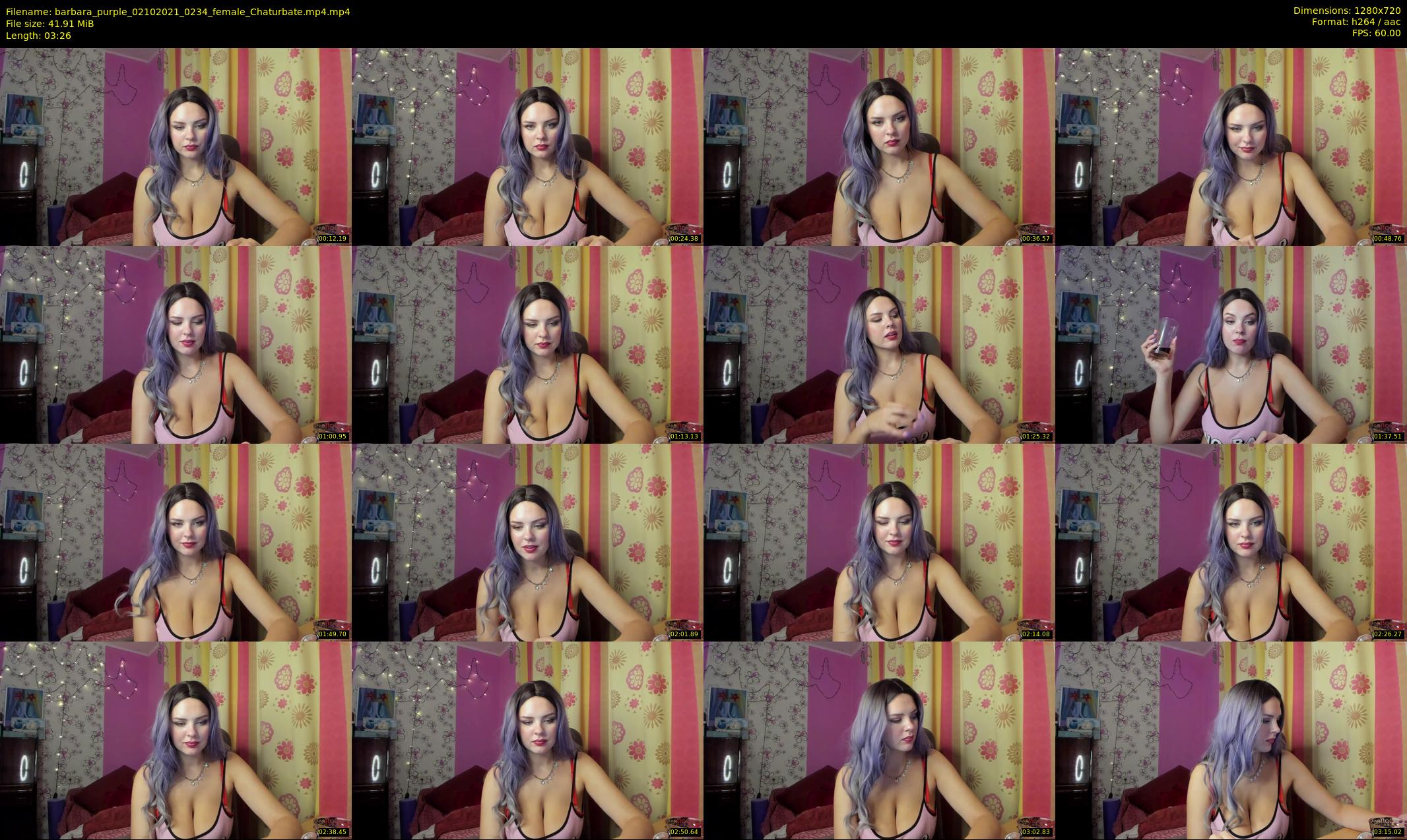 barbara_purple — 4 minute Chaturbate female cam show recording, 720p, Oct 2, 2021