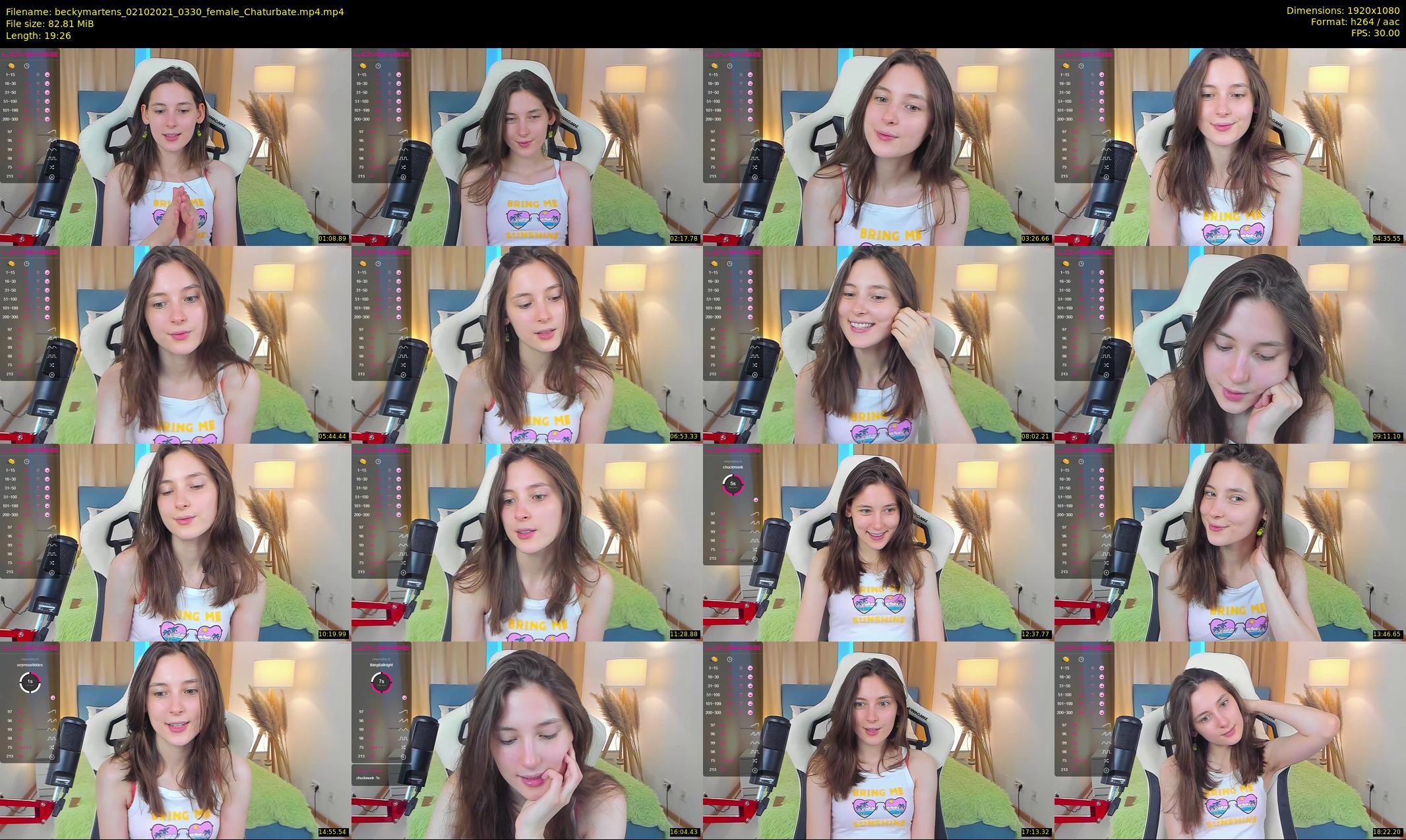 beckymartens — 20 minute Chaturbate female cam show recording, 1080p, Oct 2, 2021