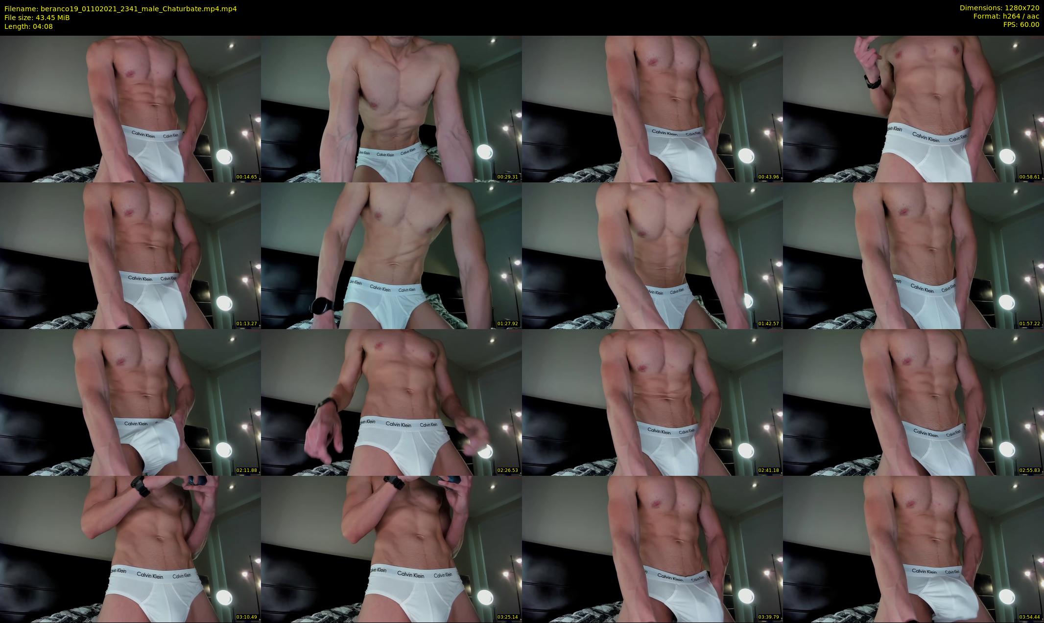 beranco19 — 5 minute Chaturbate male cam show recording, 720p, Oct 1, 2021