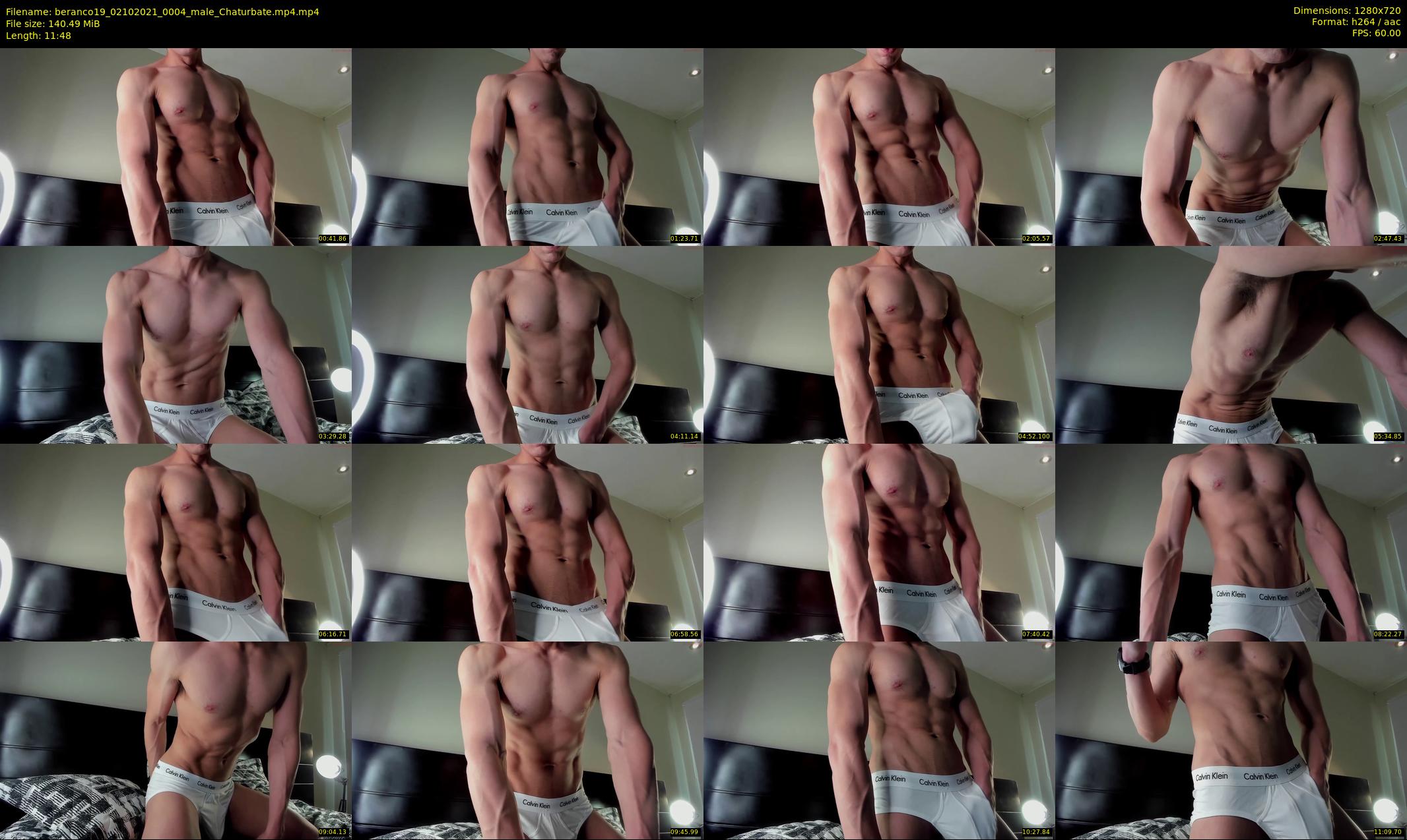 beranco19 — 12 minute Chaturbate male cam show recording, 720p, Oct 2, 2021