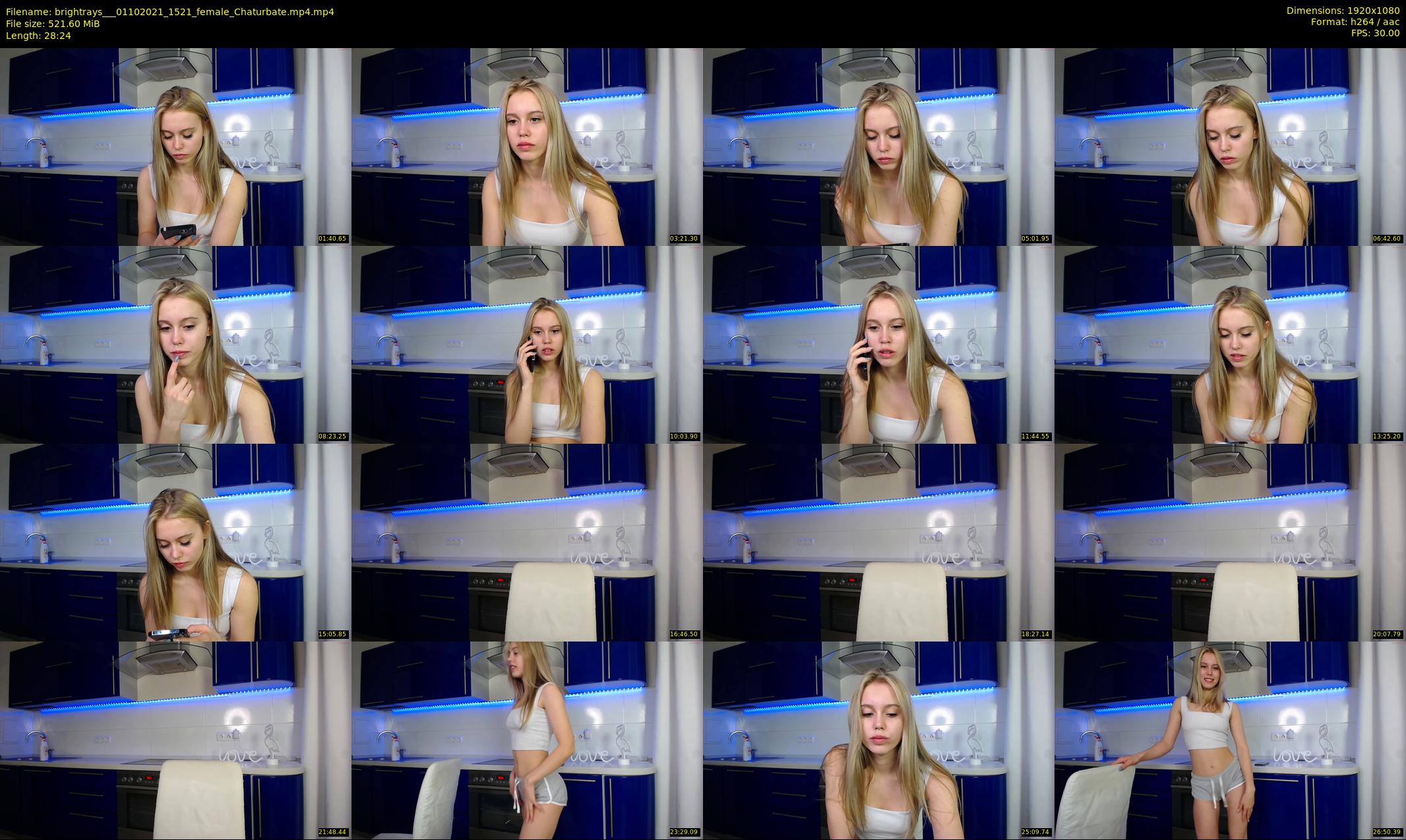 brightrays__ — 29 minute Chaturbate female cam show recording, 1080p, Oct 1, 2021