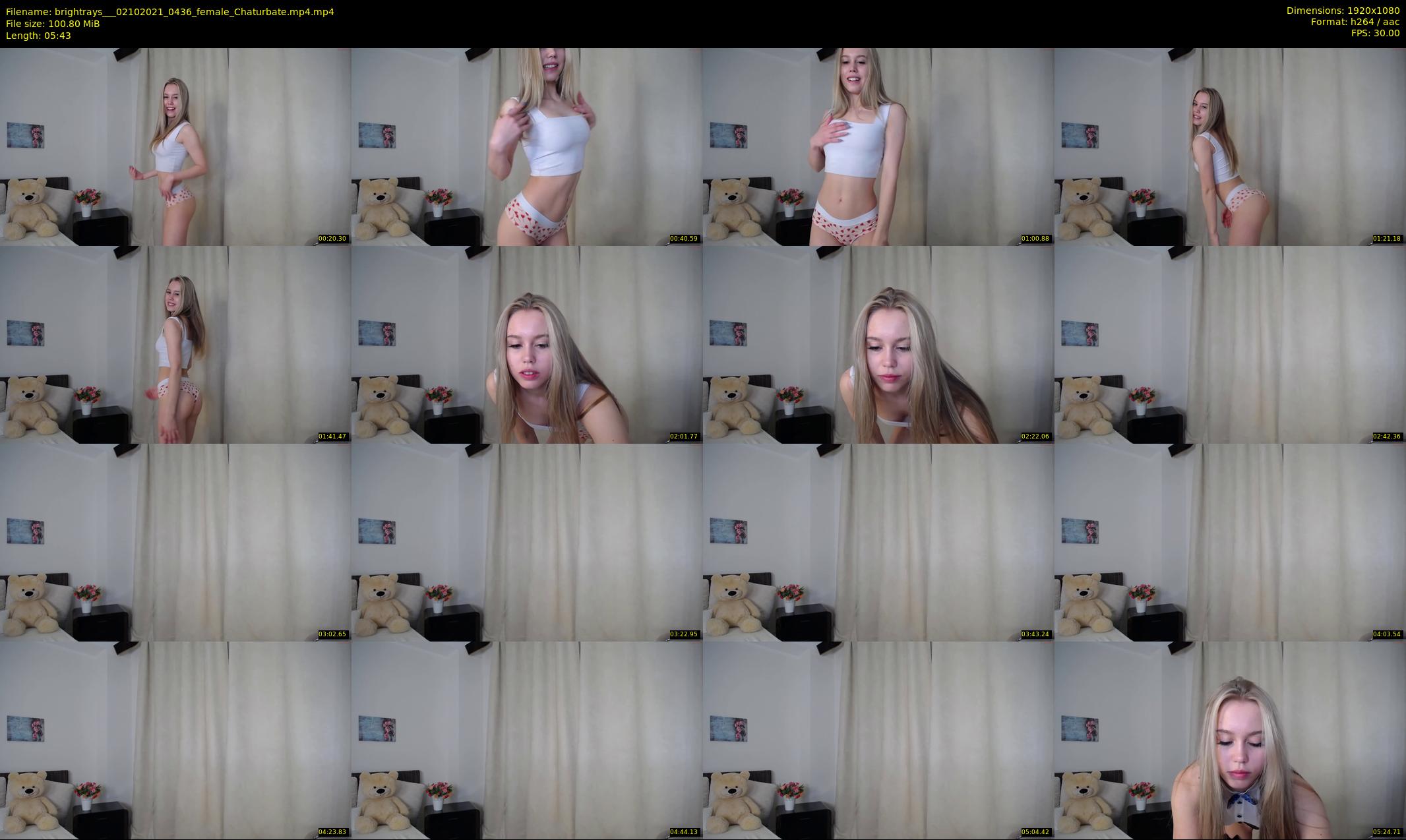 brightrays__ — 6 minute Chaturbate female cam show recording, 1080p, Oct 2, 2021