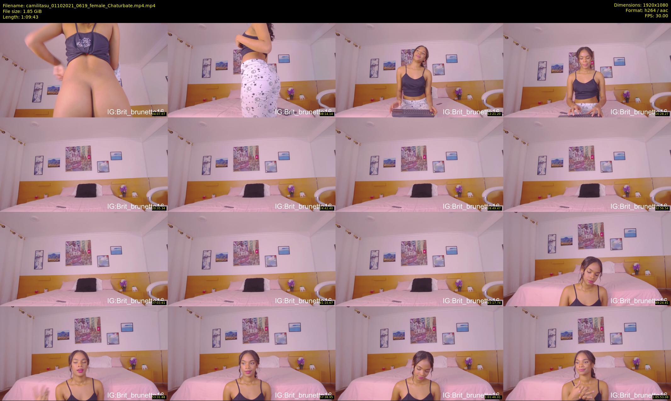camilitasu — 70 minute Chaturbate female cam show recording, 1080p, Oct 1, 2021