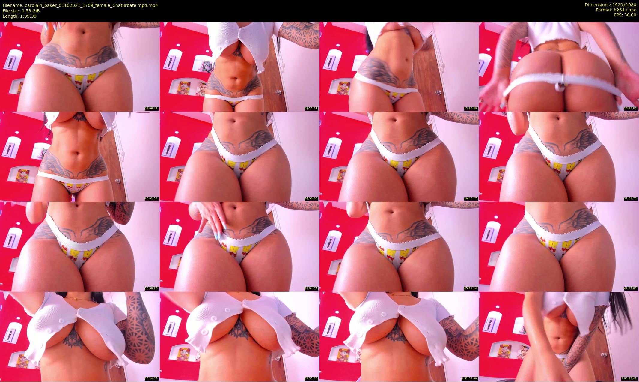 carolain_baker — 70 minute Chaturbate female cam show recording, 1080p, Oct 1, 2021