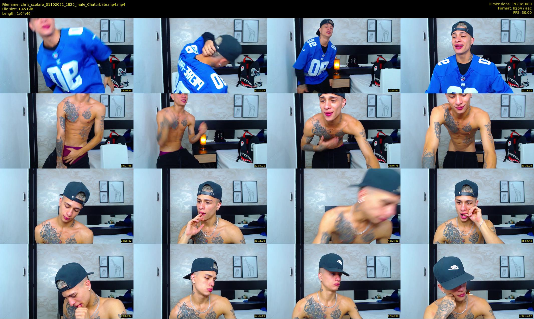 chris_scolaro — 65 minute Chaturbate male cam show recording, 1080p, Oct 1, 2021