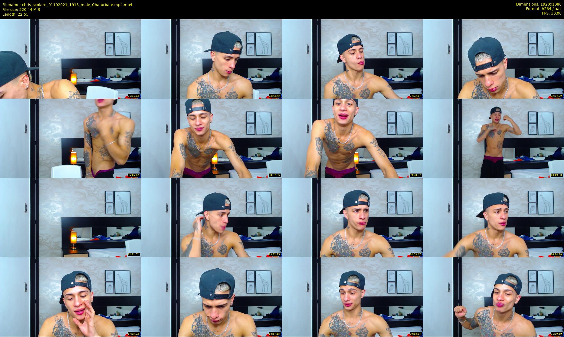 chris_scolaro — 23 minute Chaturbate male cam show recording, 1080p, Oct 1, 2021
