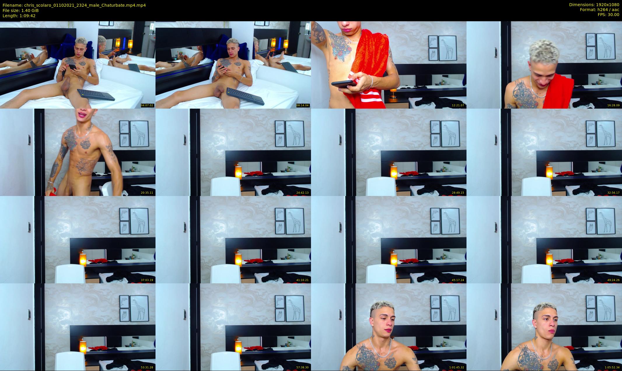 chris_scolaro — 70 minute Chaturbate male cam show recording, 1080p, Oct 1, 2021