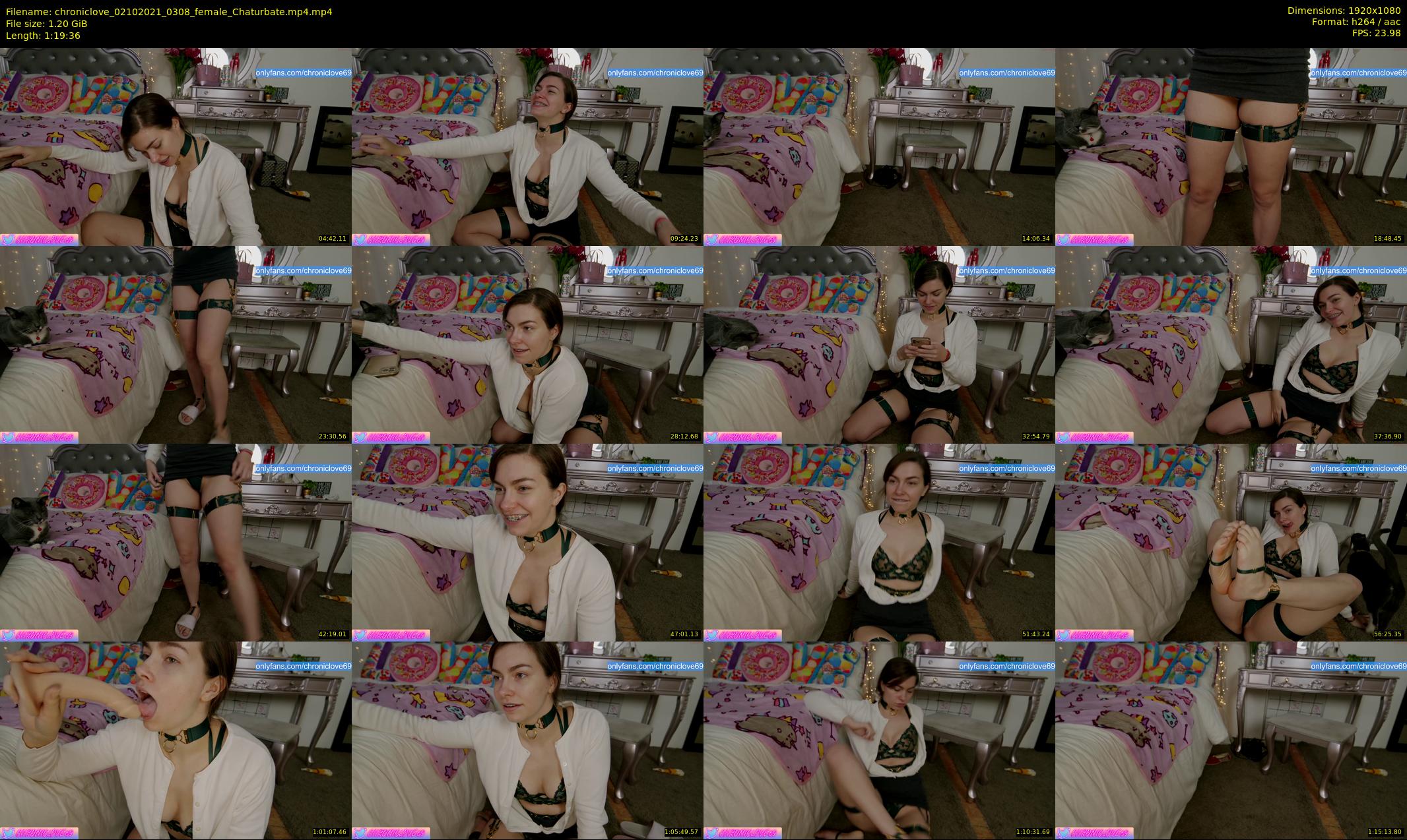 chroniclove — 80 minute Chaturbate female cam show recording, 1080p, Oct 2, 2021