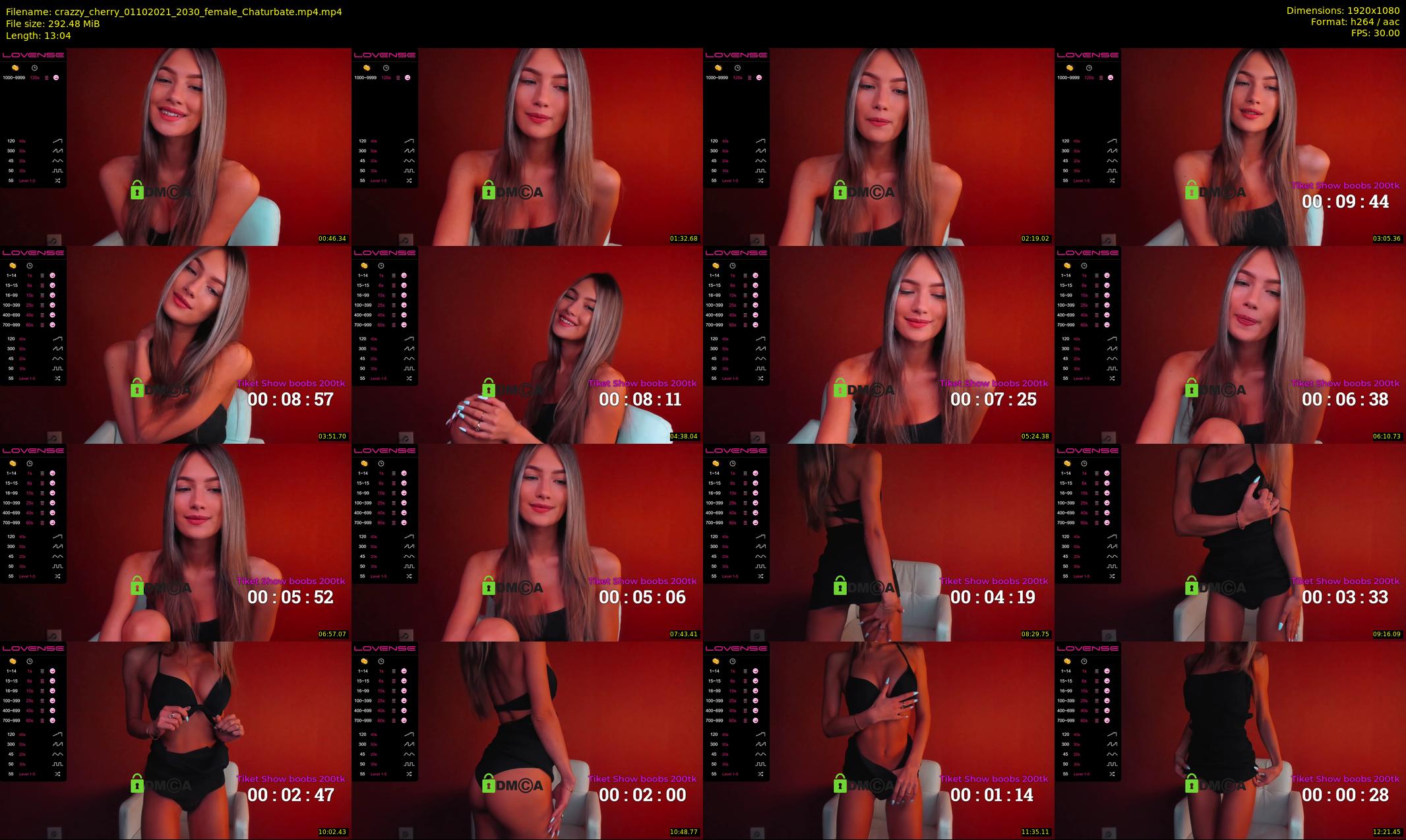 crazzy_cherry — 14 minute Chaturbate female cam show recording, 1080p, Oct 1, 2021