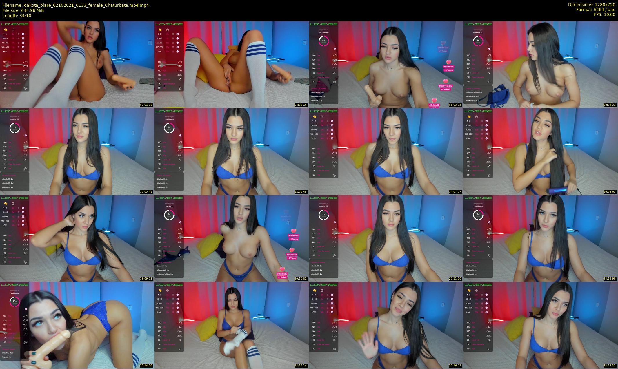 dakota_blare — 35 minute Chaturbate female cam show recording, 720p, Oct 2, 2021