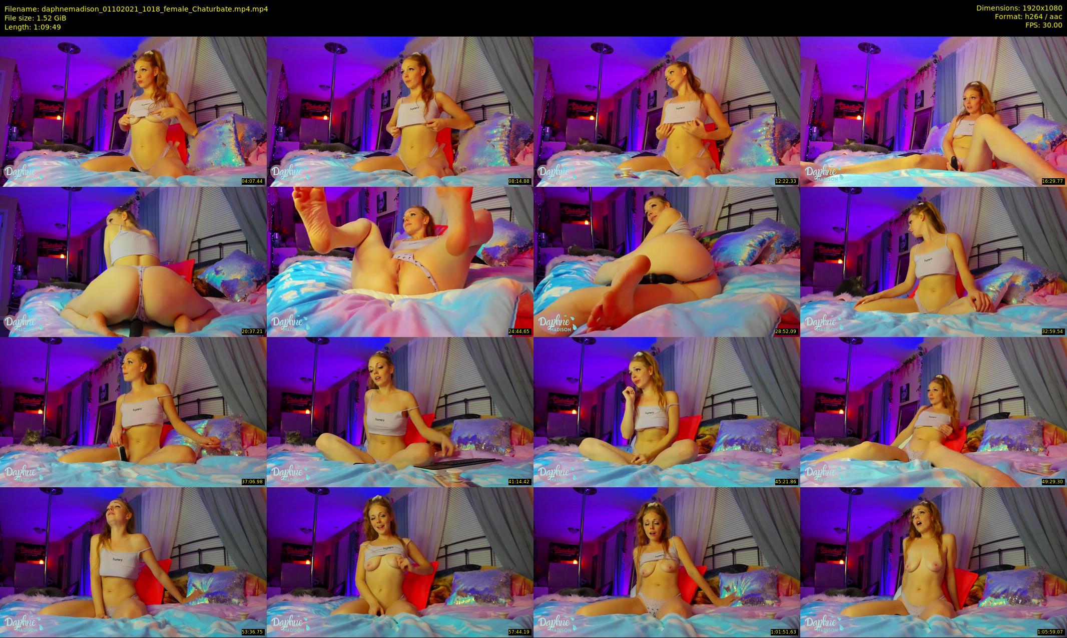 daphnemadison — 70 minute Chaturbate couple cam show recording, 1080p, Oct 1, 2021