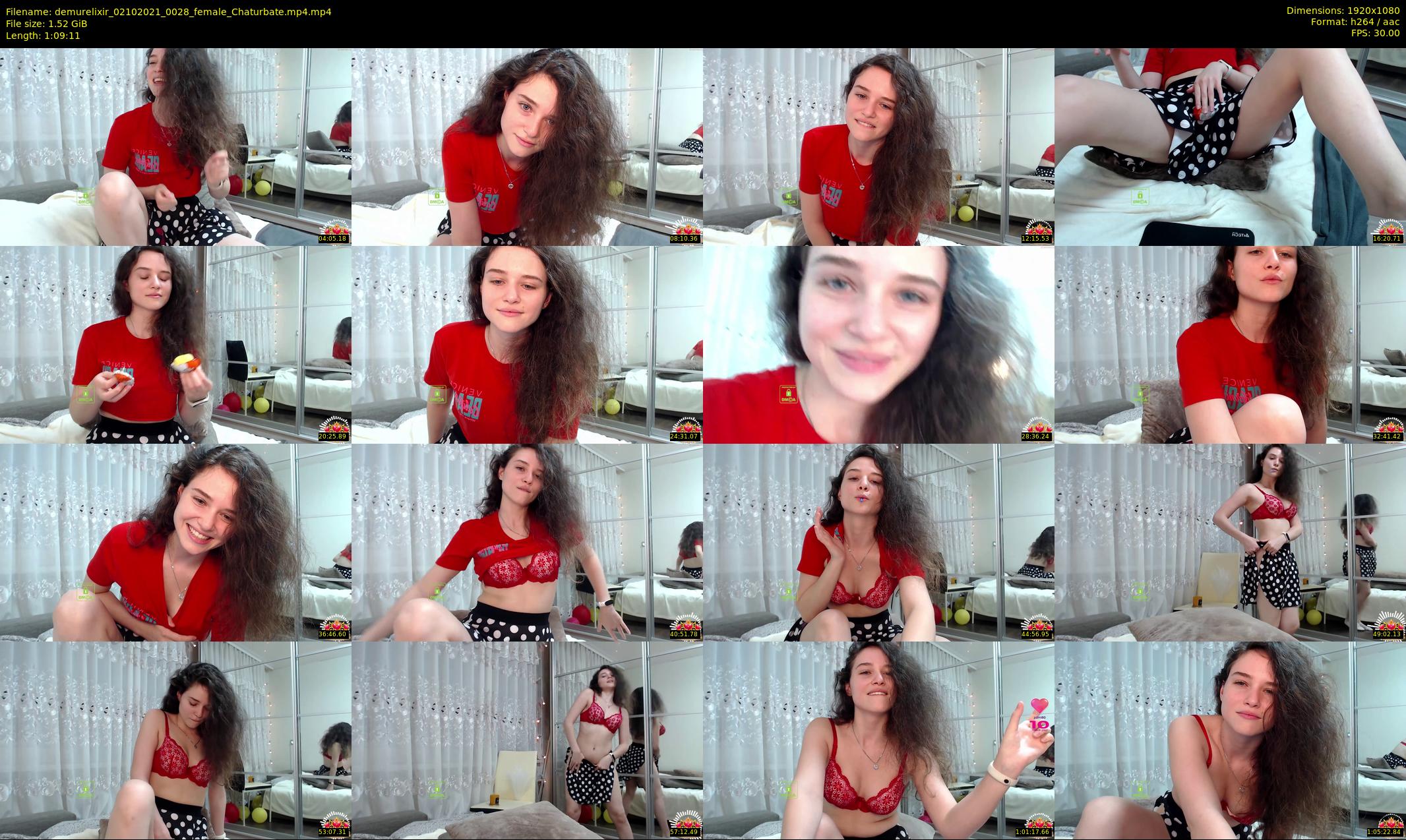 demurelixir — 70 minute Chaturbate female cam show recording, 1080p, Oct 2, 2021