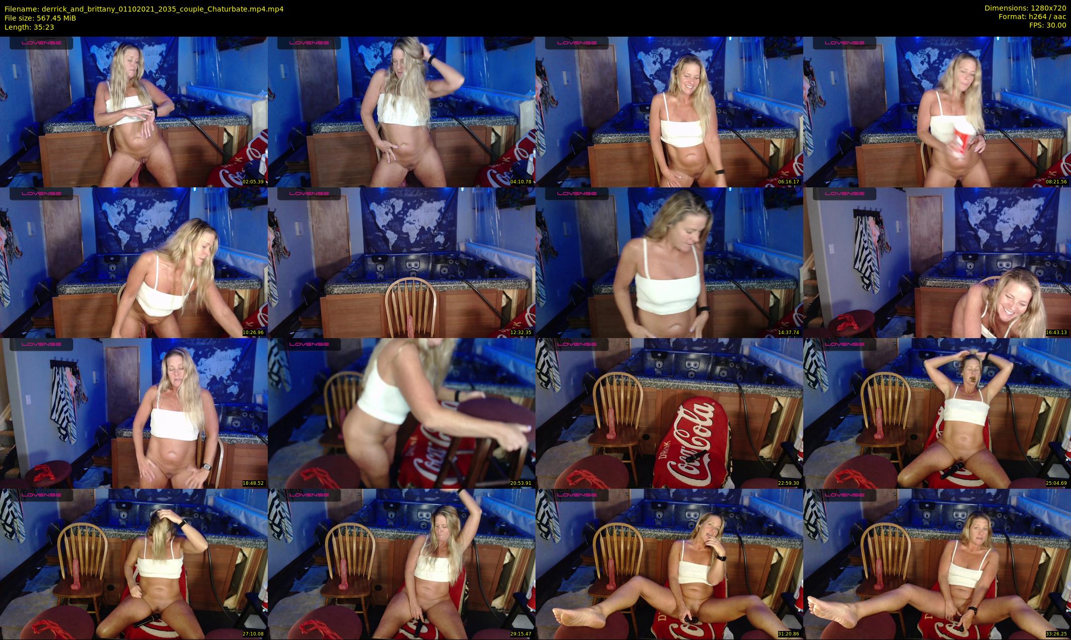 derrick_and_brittany — 36 minute Chaturbate couple cam show recording, 720p, Oct 1, 2021