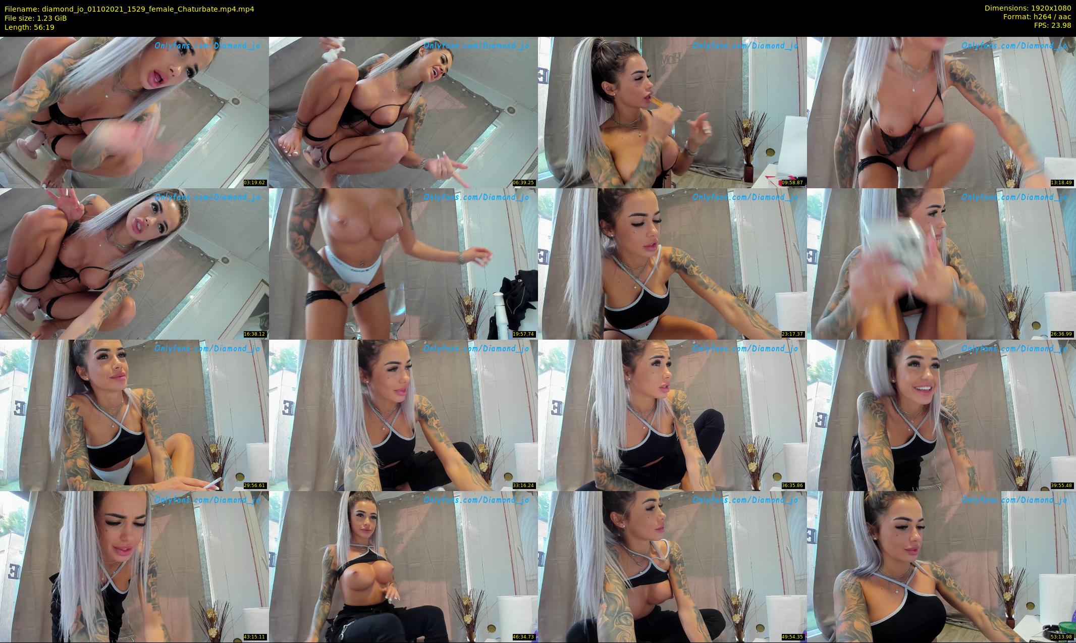 diamond_jo — 57 minute Chaturbate female cam show recording, 1080p, Oct 1, 2021