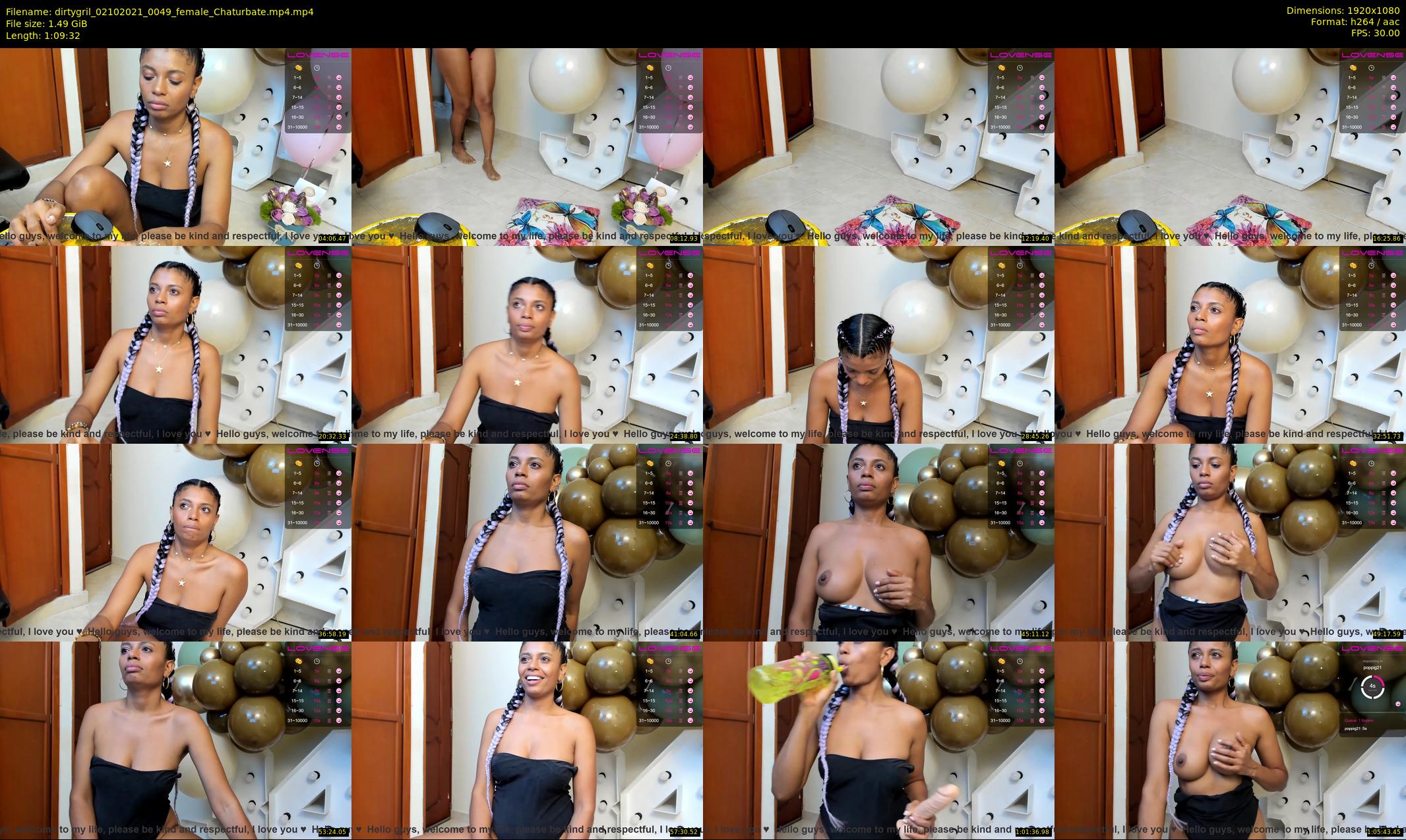 dirtygril — 70 minute Chaturbate female cam show recording, 1080p, Oct 2, 2021