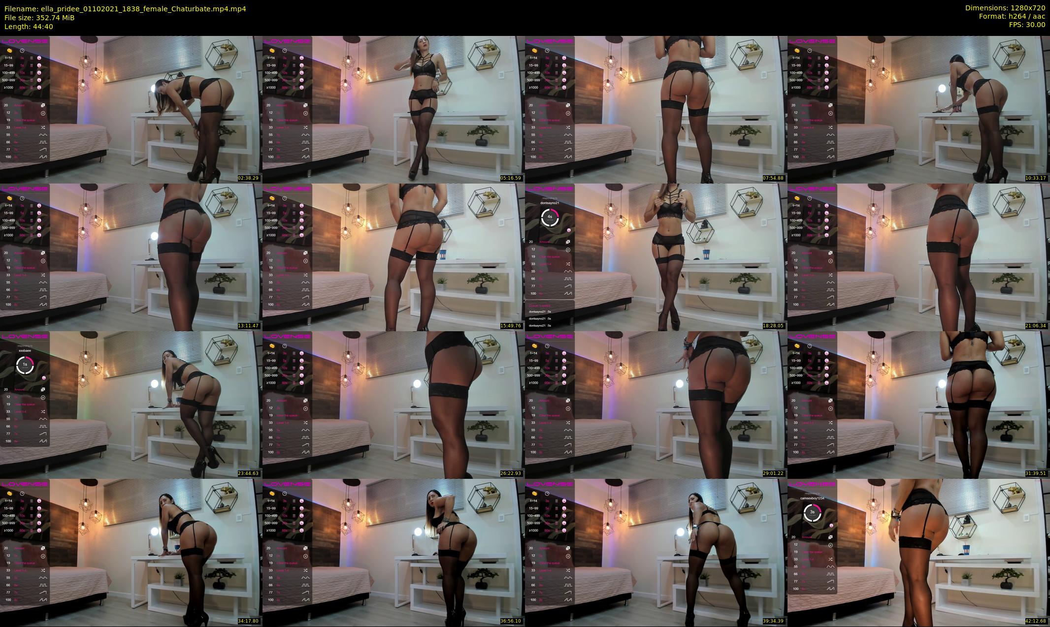 ella_pridee — 45 minute Chaturbate female cam show recording, 720p, Oct 1, 2021