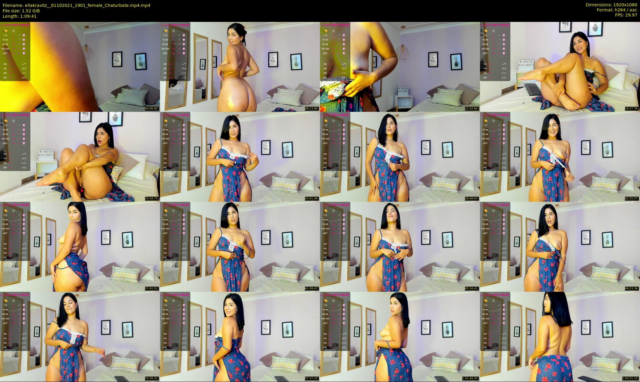 ellakravitz_ — 70 minute Chaturbate female cam show recording, 1080p, Oct 1, 2021