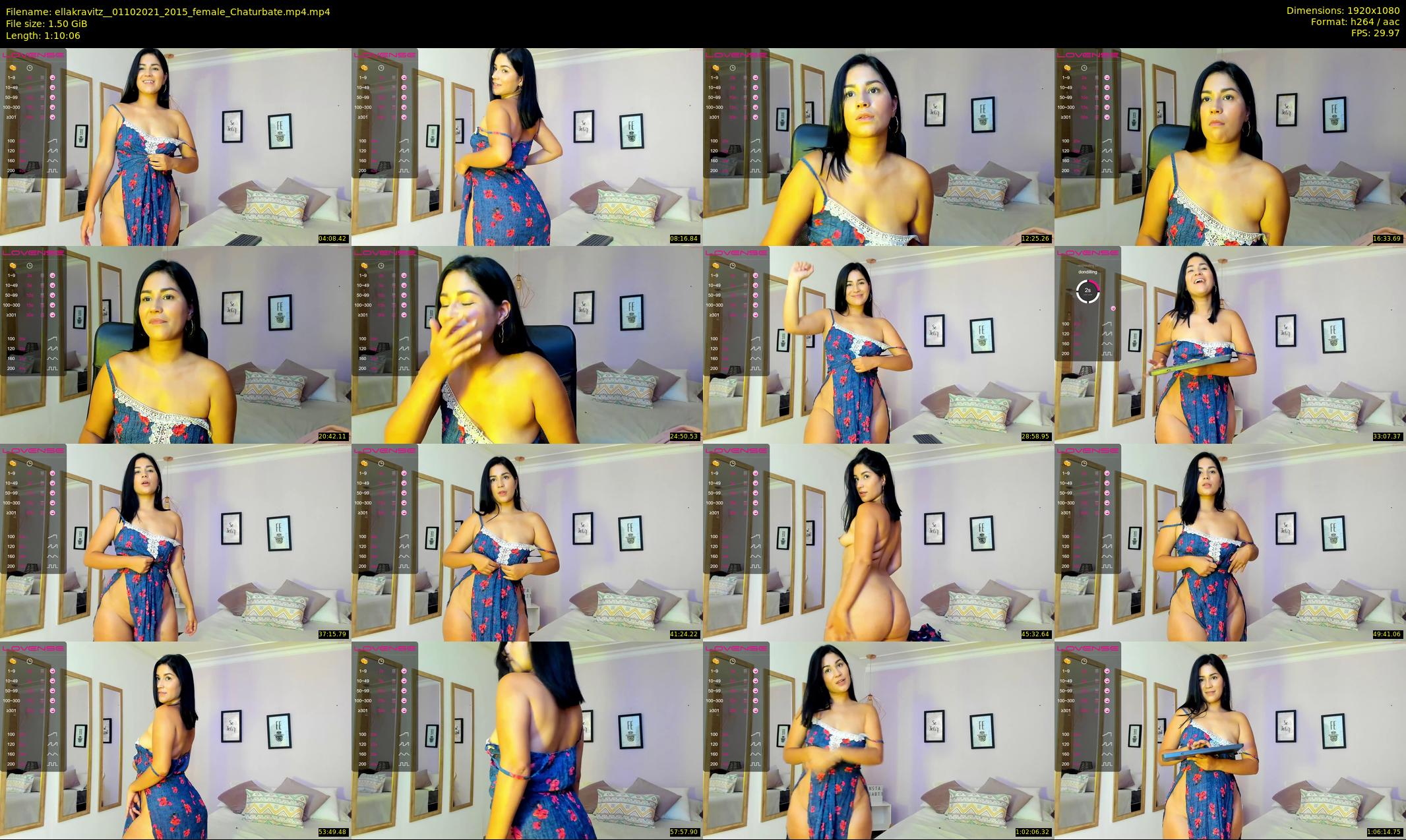 ellakravitz_ — 71 minute Chaturbate female cam show recording, 1080p, Oct 1, 2021