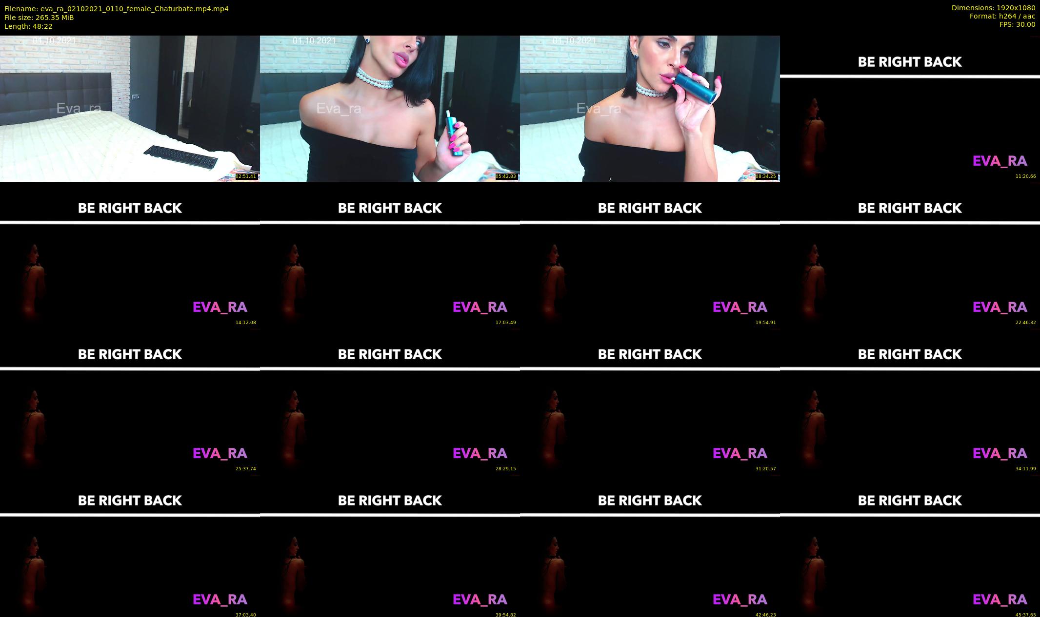 eva_ra — 49 minute Chaturbate female cam show recording, 1080p, Oct 2, 2021
