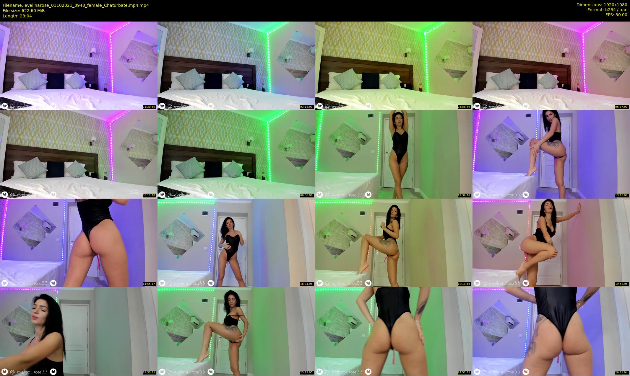 evelinarose — 29 minute Chaturbate female cam show recording, 1080p, Oct 1, 2021