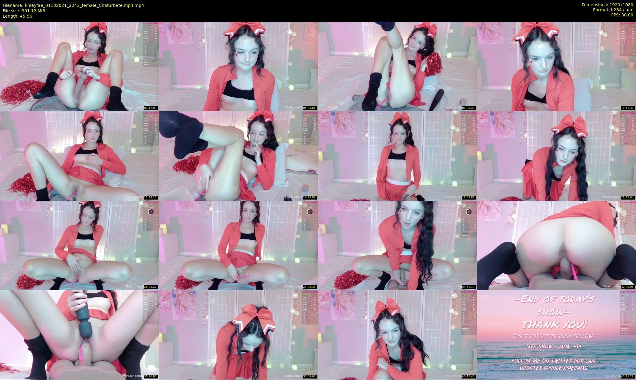 finleyfae — 46 minute Chaturbate female cam show recording, 1080p, Oct 1, 2021