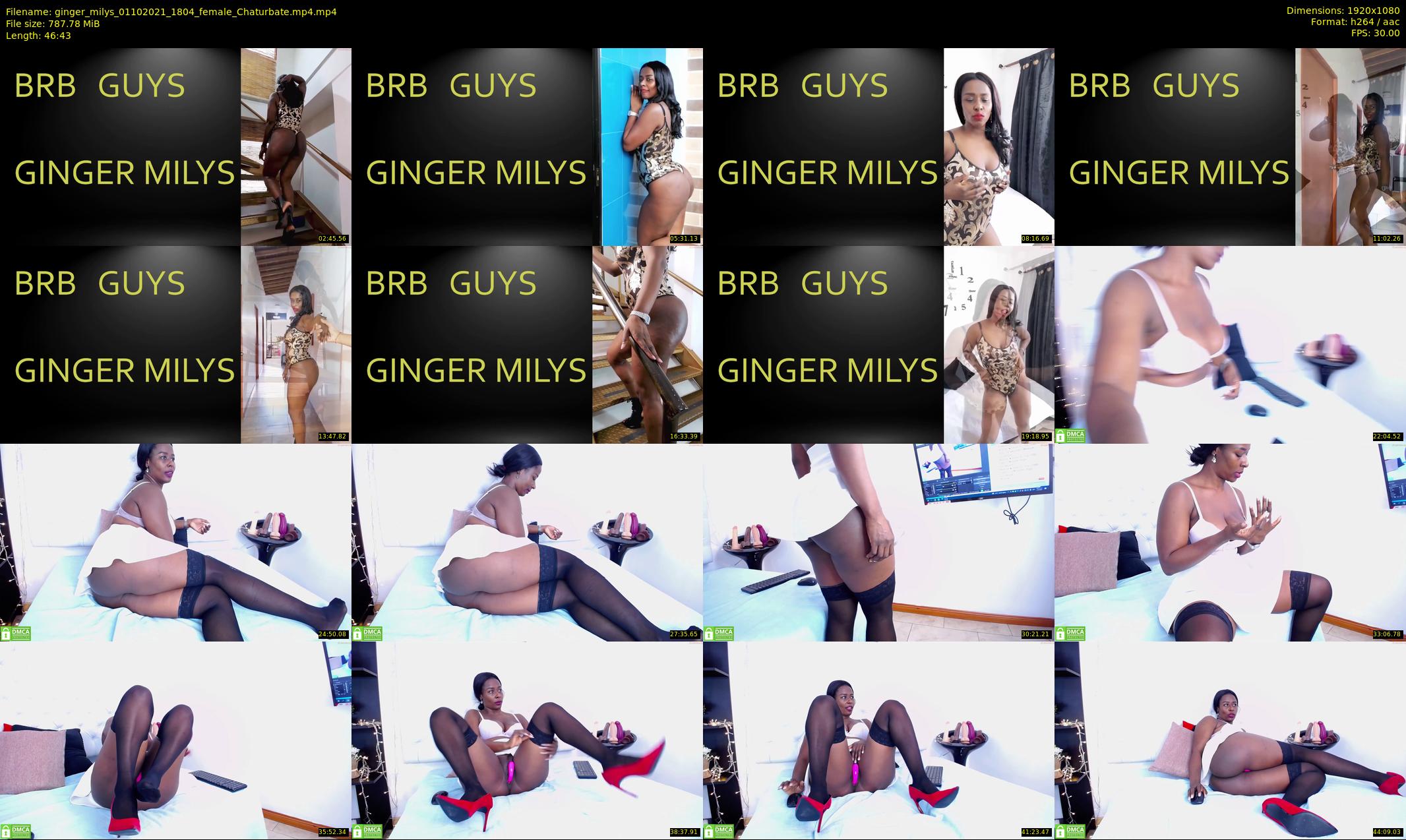 ginger_milys — 47 minute Chaturbate female cam show recording, 1080p, Oct 1, 2021