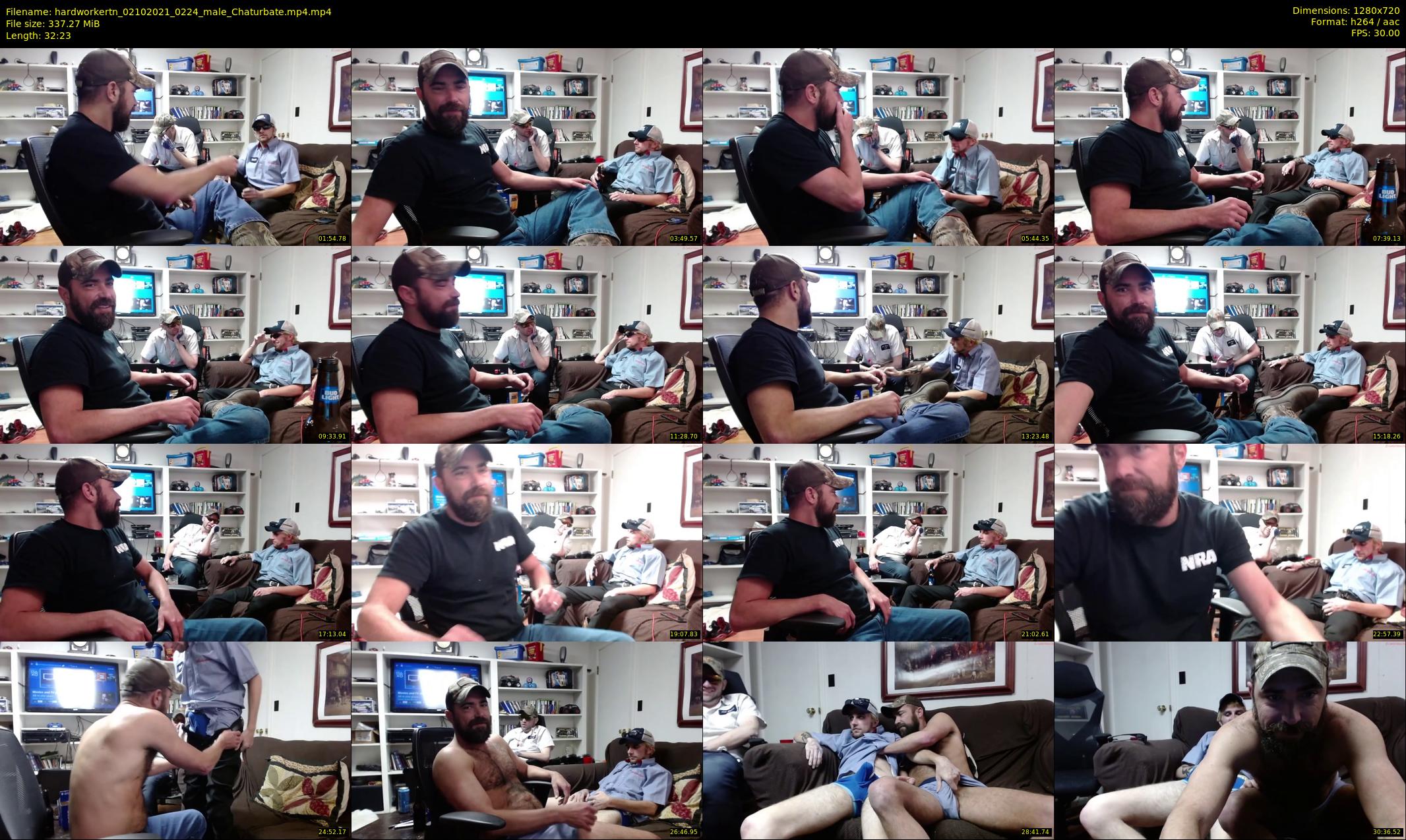 hardworkertn — 33 minute Chaturbate male cam show recording, 720p, Oct 2, 2021