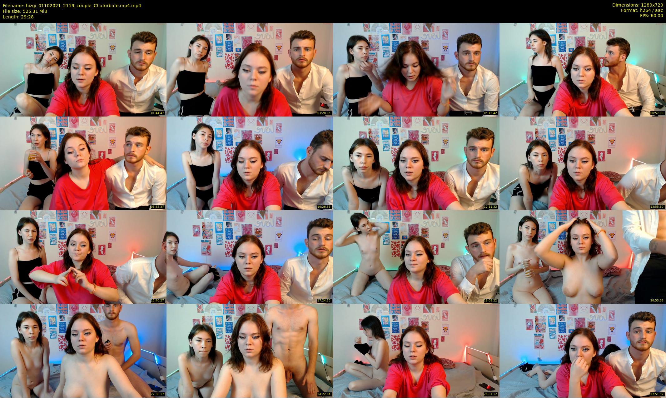 hizgi — 30 minute Chaturbate couple cam show recording, 720p, Oct 1, 2021