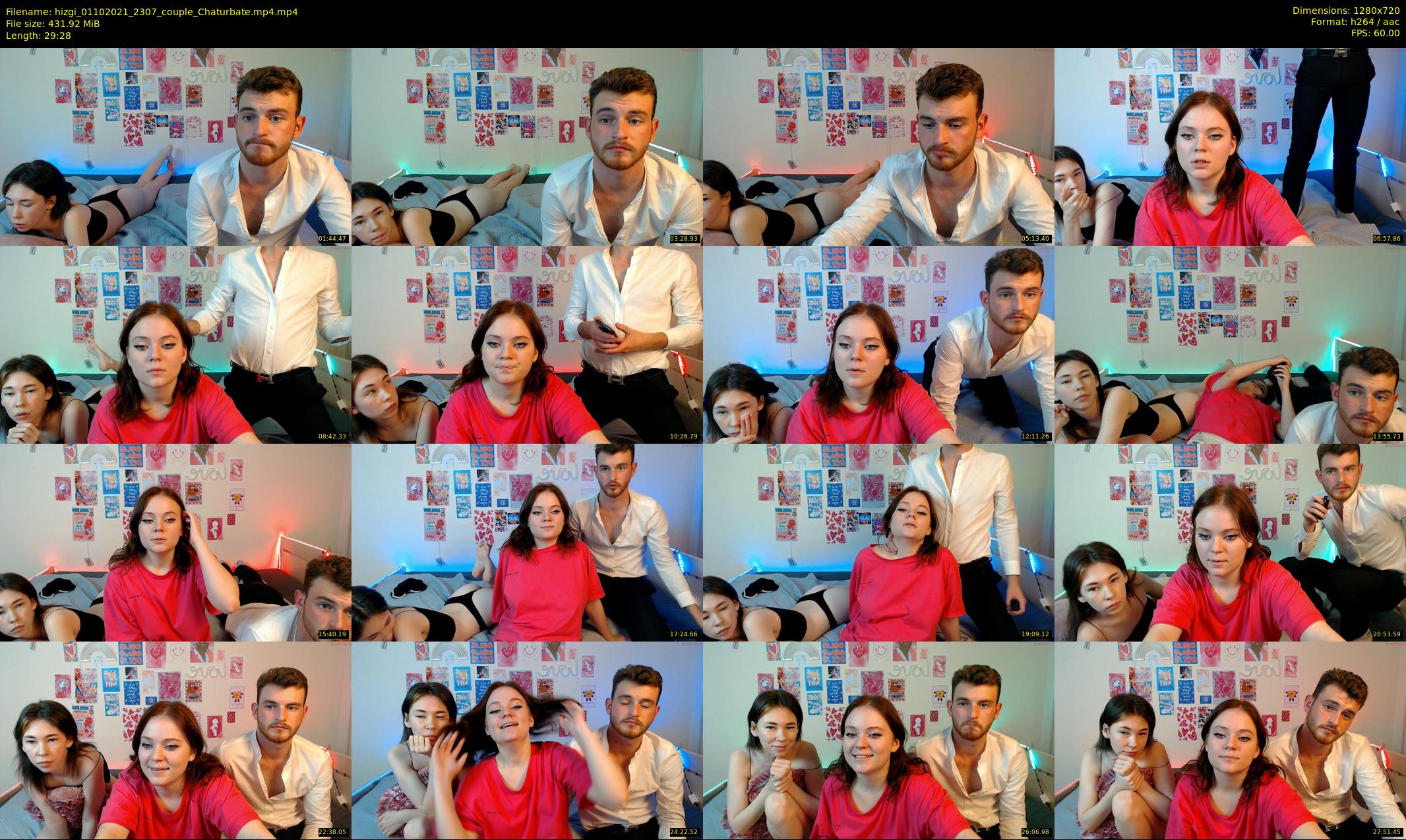 hizgi — 30 minute Chaturbate couple cam show recording, 720p, Oct 1, 2021